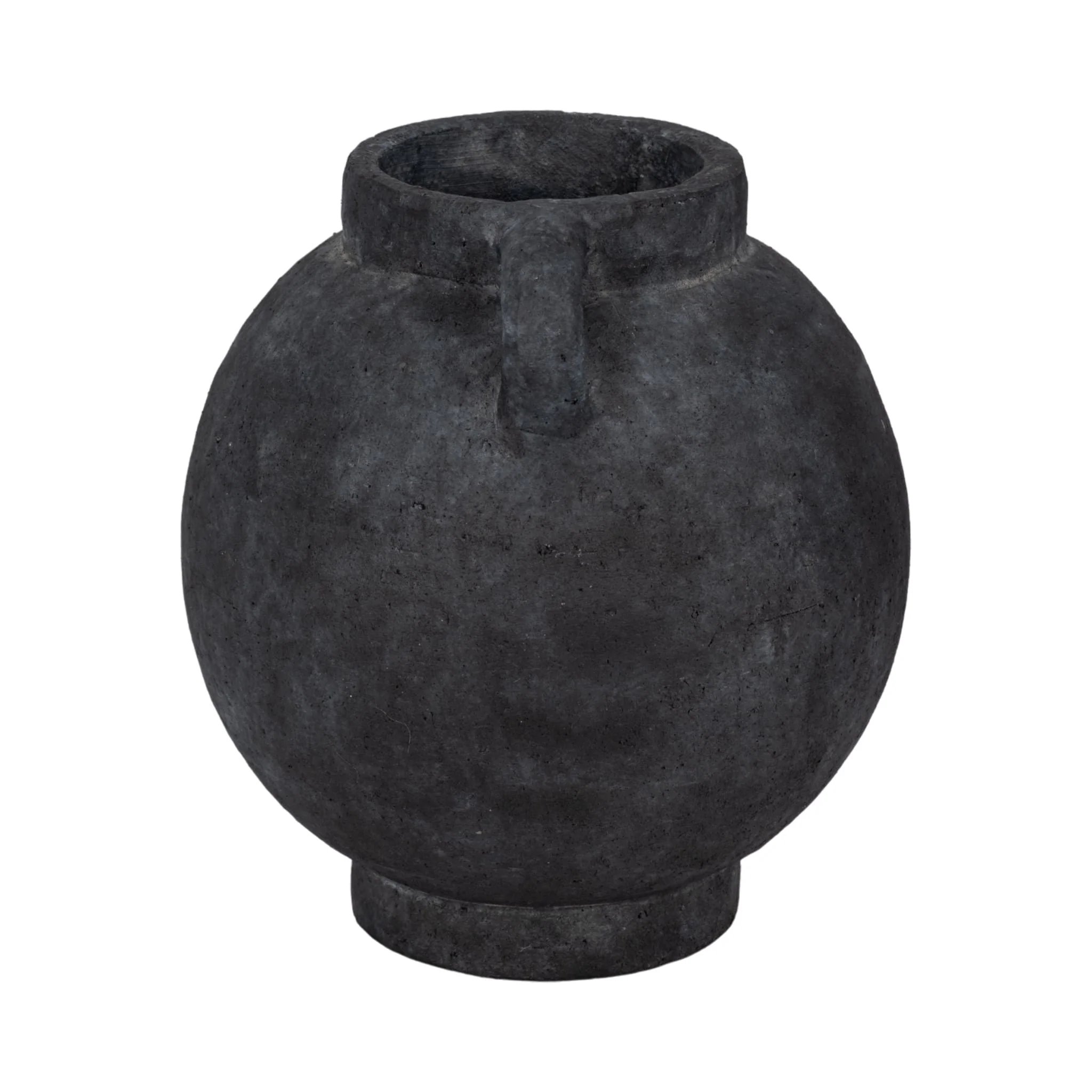 10" Bulbous Jug With Handle, Black - Image 4