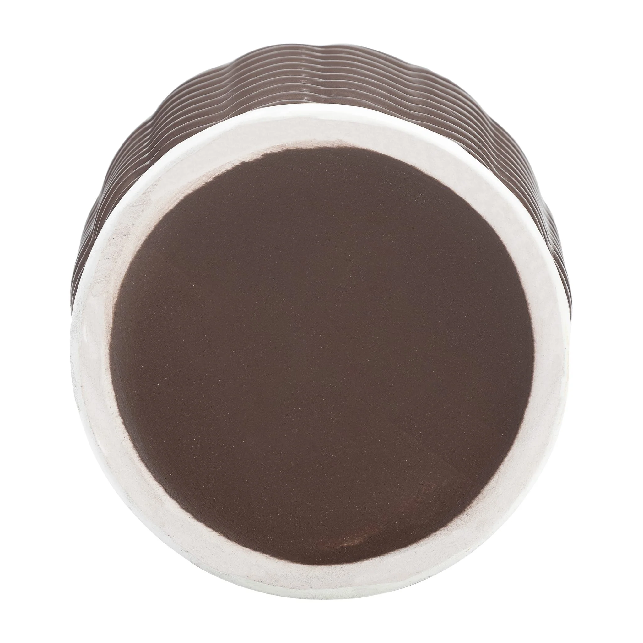 10" Chevron Vase, Java - Image 6