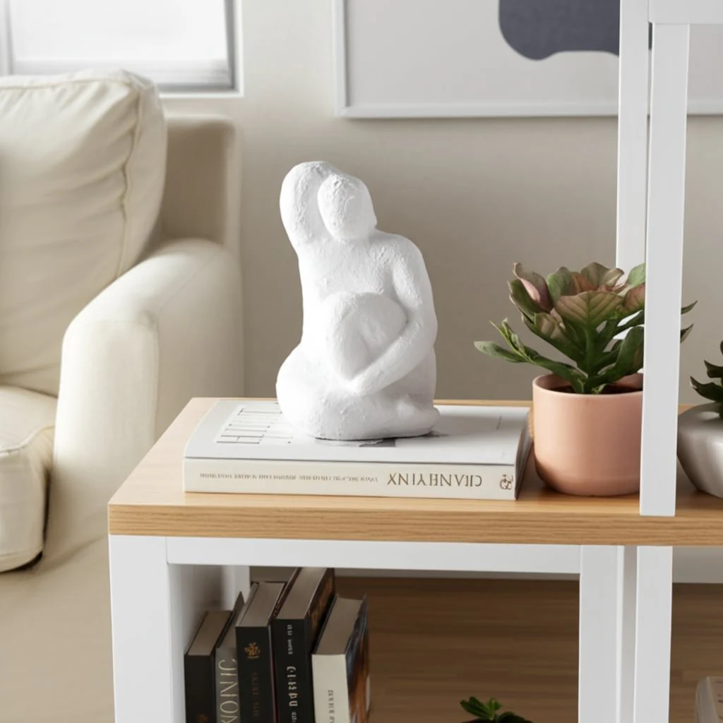 10" Raised Arm Posing Figure, White - Image 12