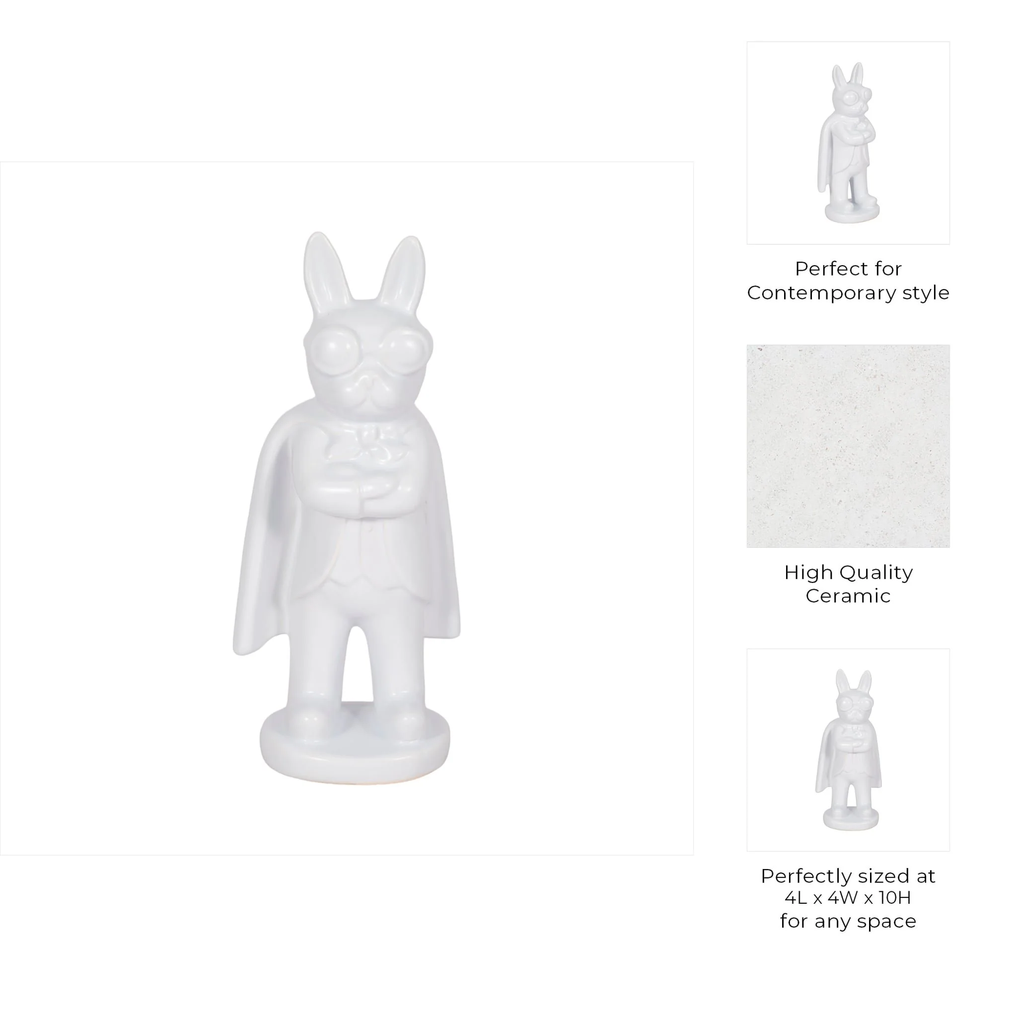 10" Super Dog, White - Image 9
