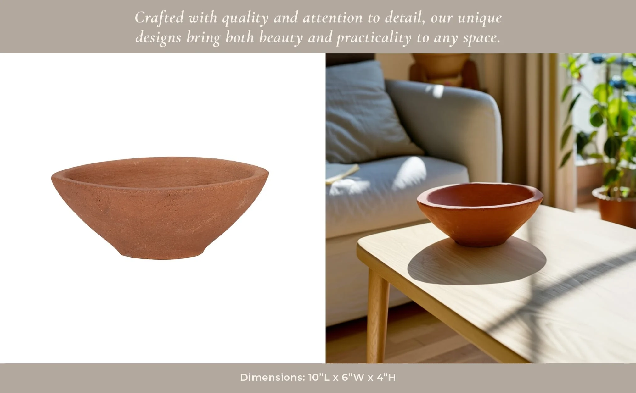 10" Tapered Bowl, Natural - Image 12