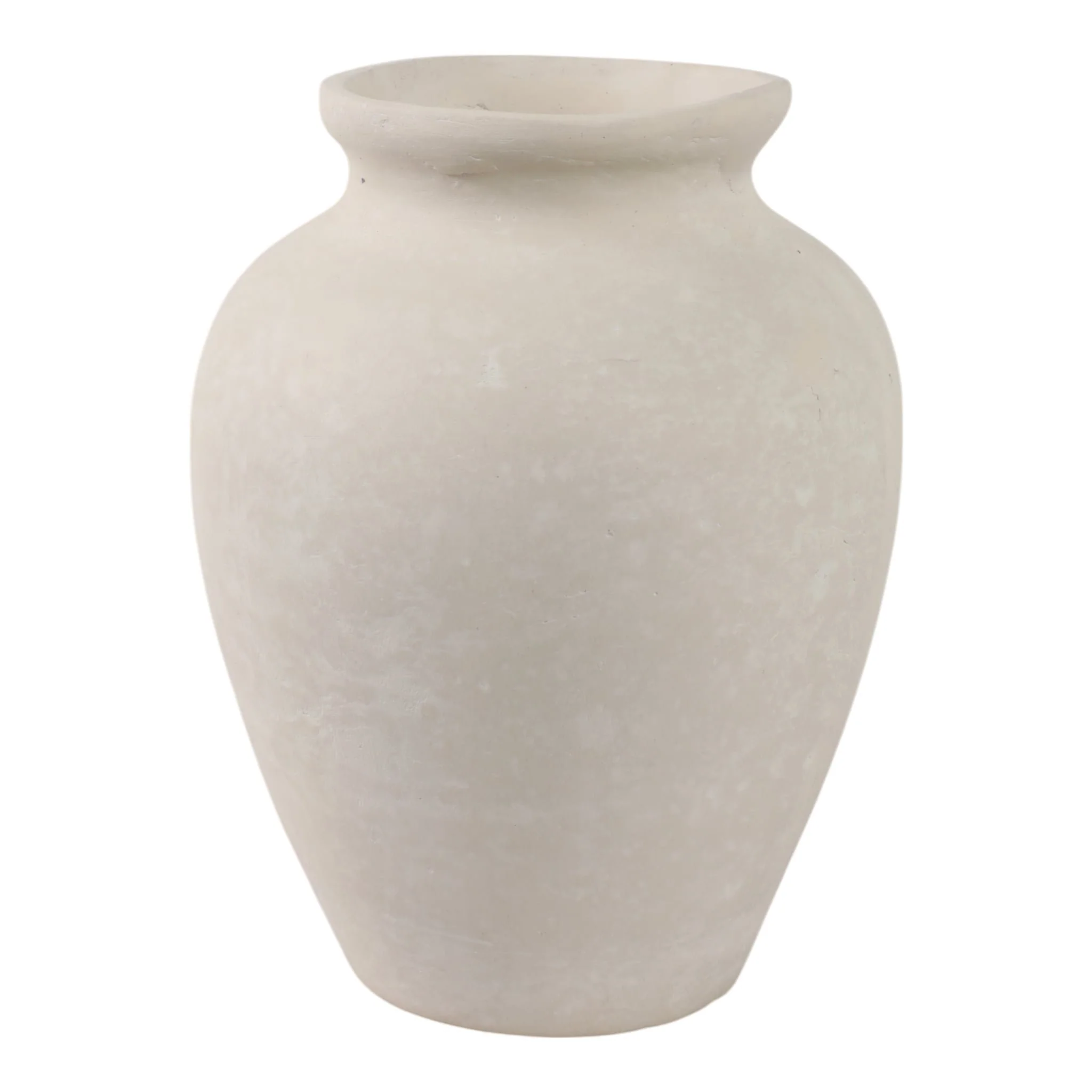10" Traditional Jug, Paper Mache, Ivory - Image 3