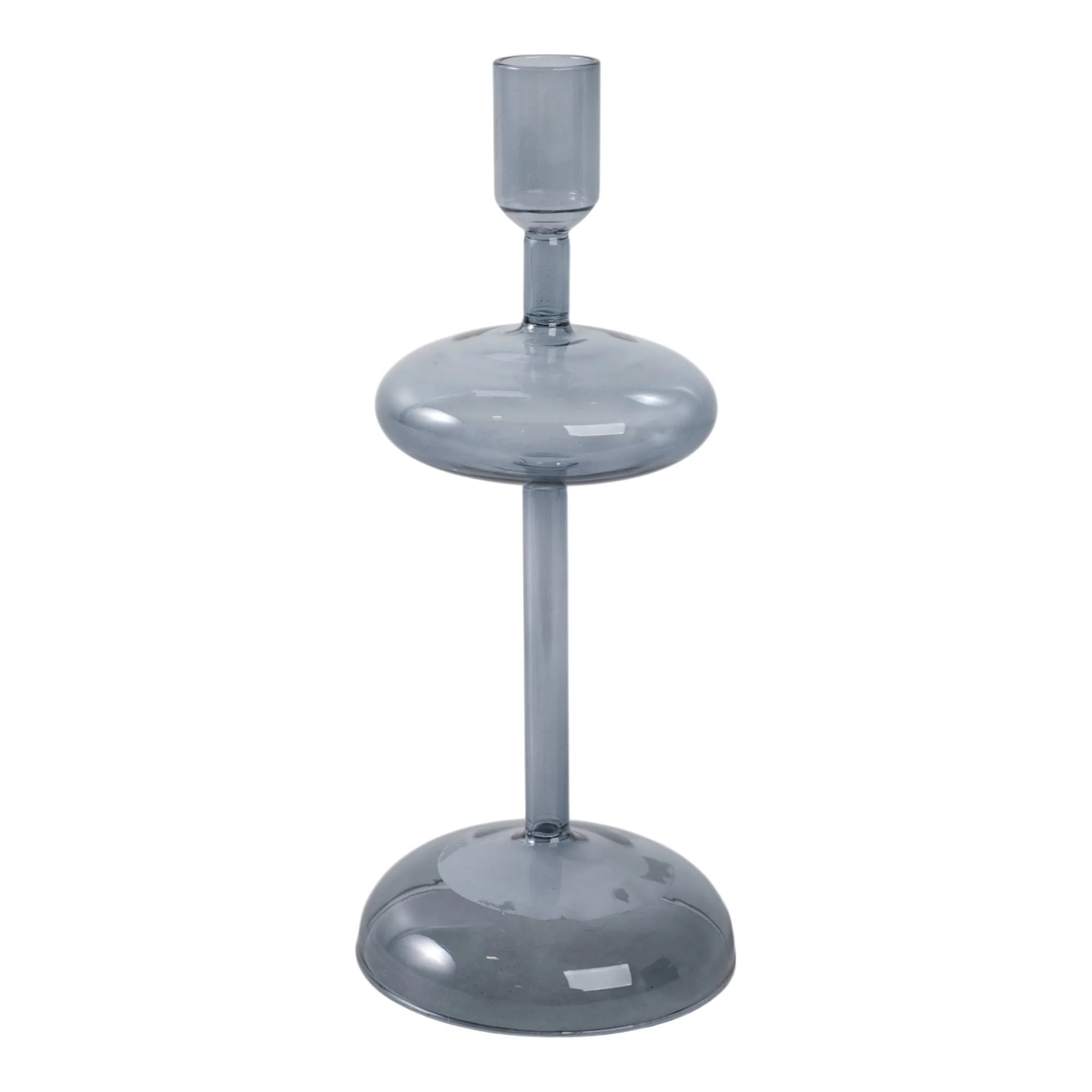 10x4" Retro Bubble Taper Holder, Blue - Image 2