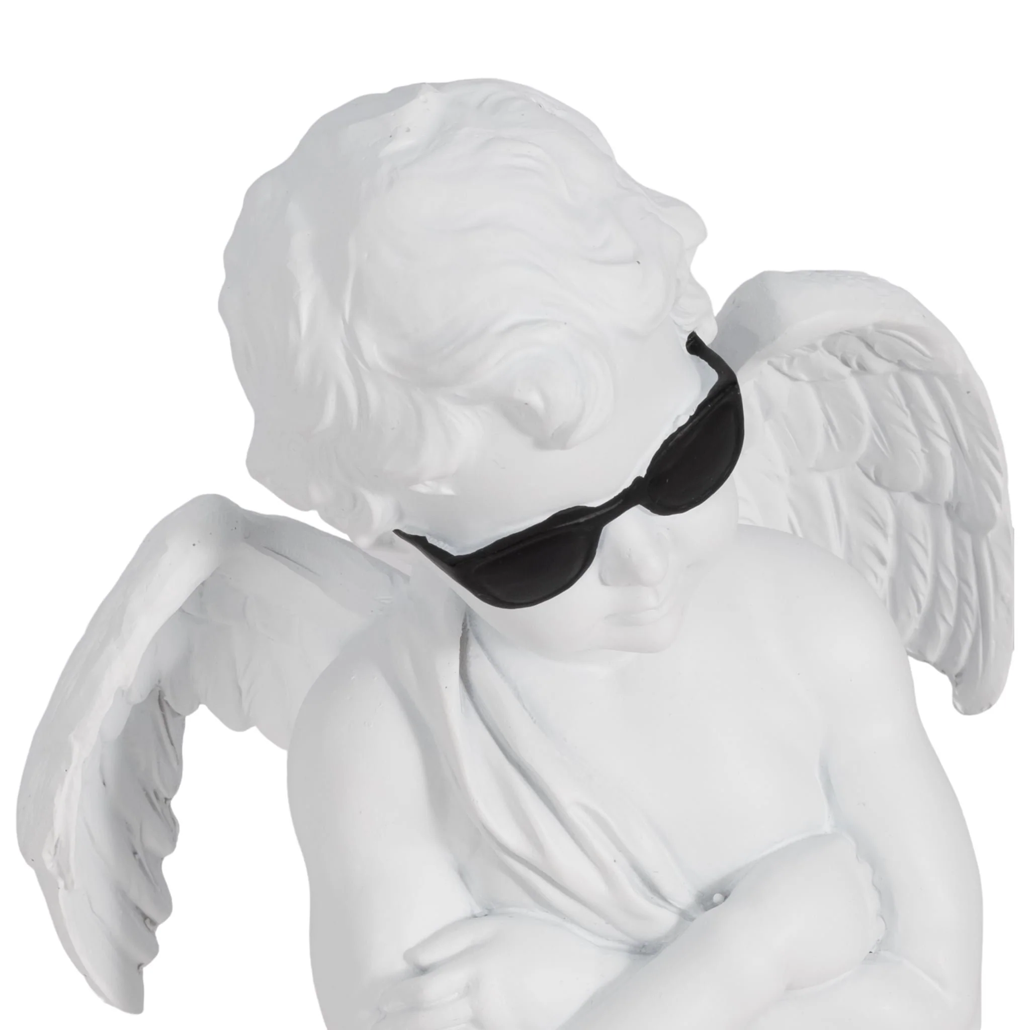 11" Angel With Sunglasses, White - Image 5