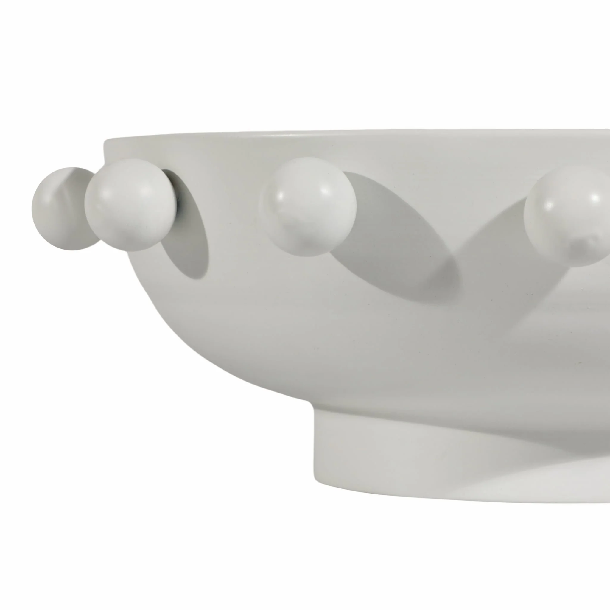11" Hobnail Bowl, White - Image 4