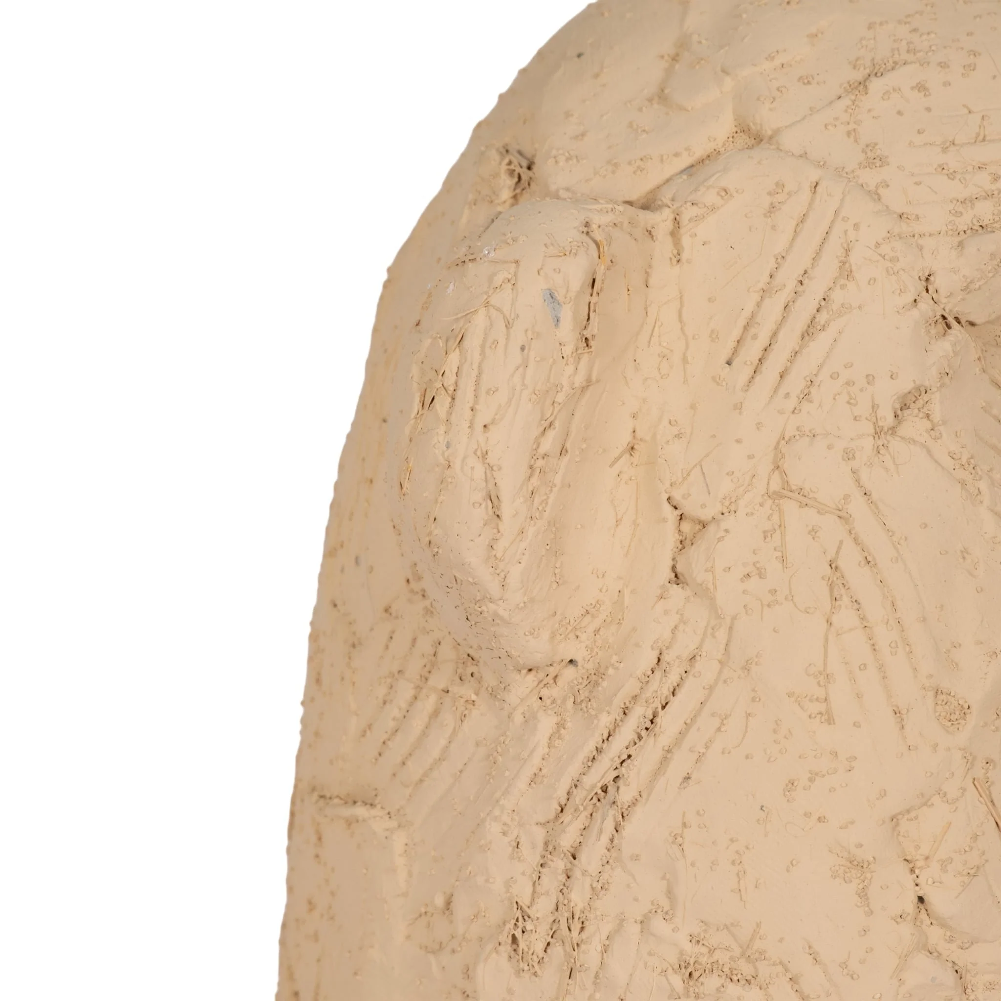 11" Resting Head On Hand Figure, Tan - Image 5