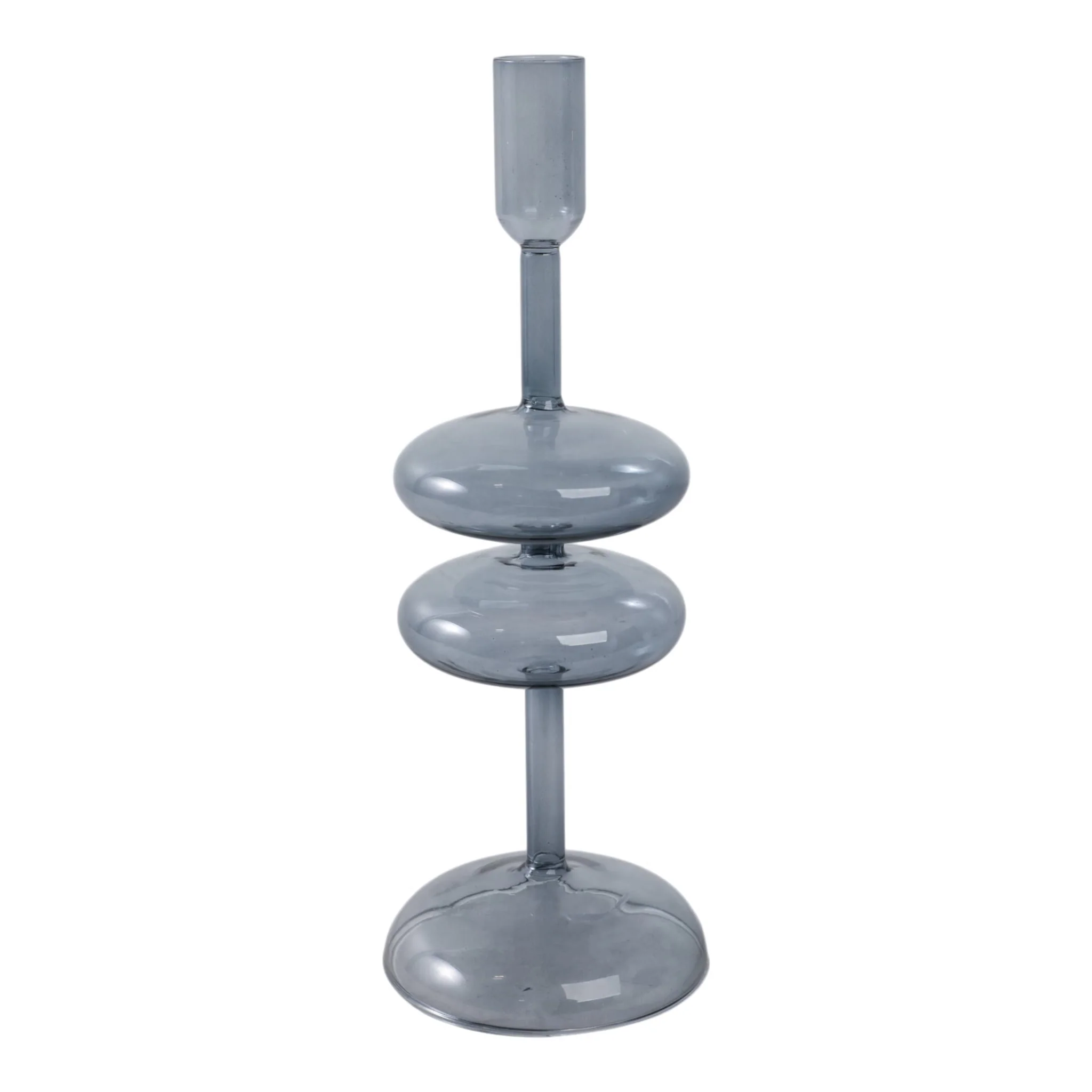 11x4" Retro Bubble Taper Holder, Blue