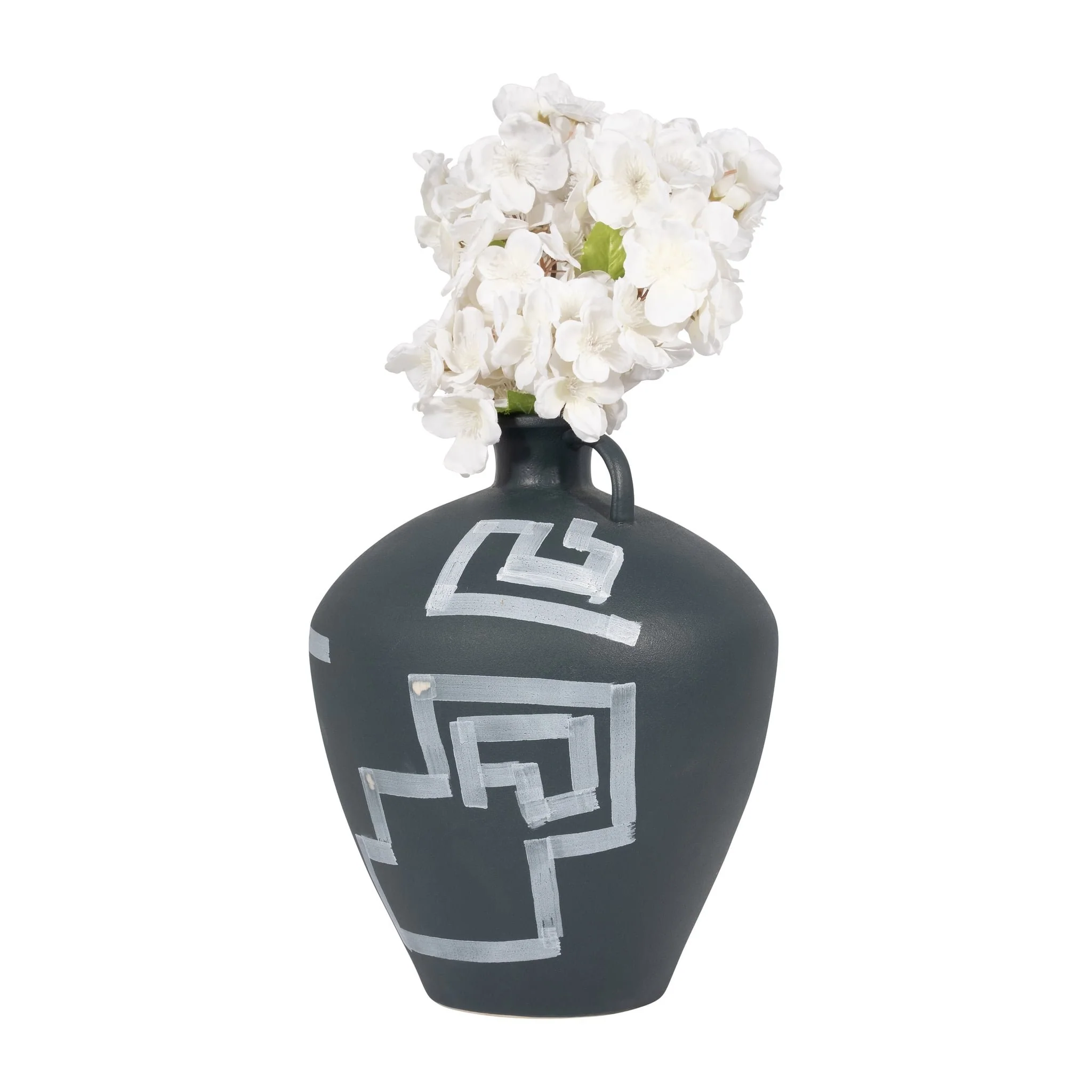 12" Aztec Jug, Green - Image 4