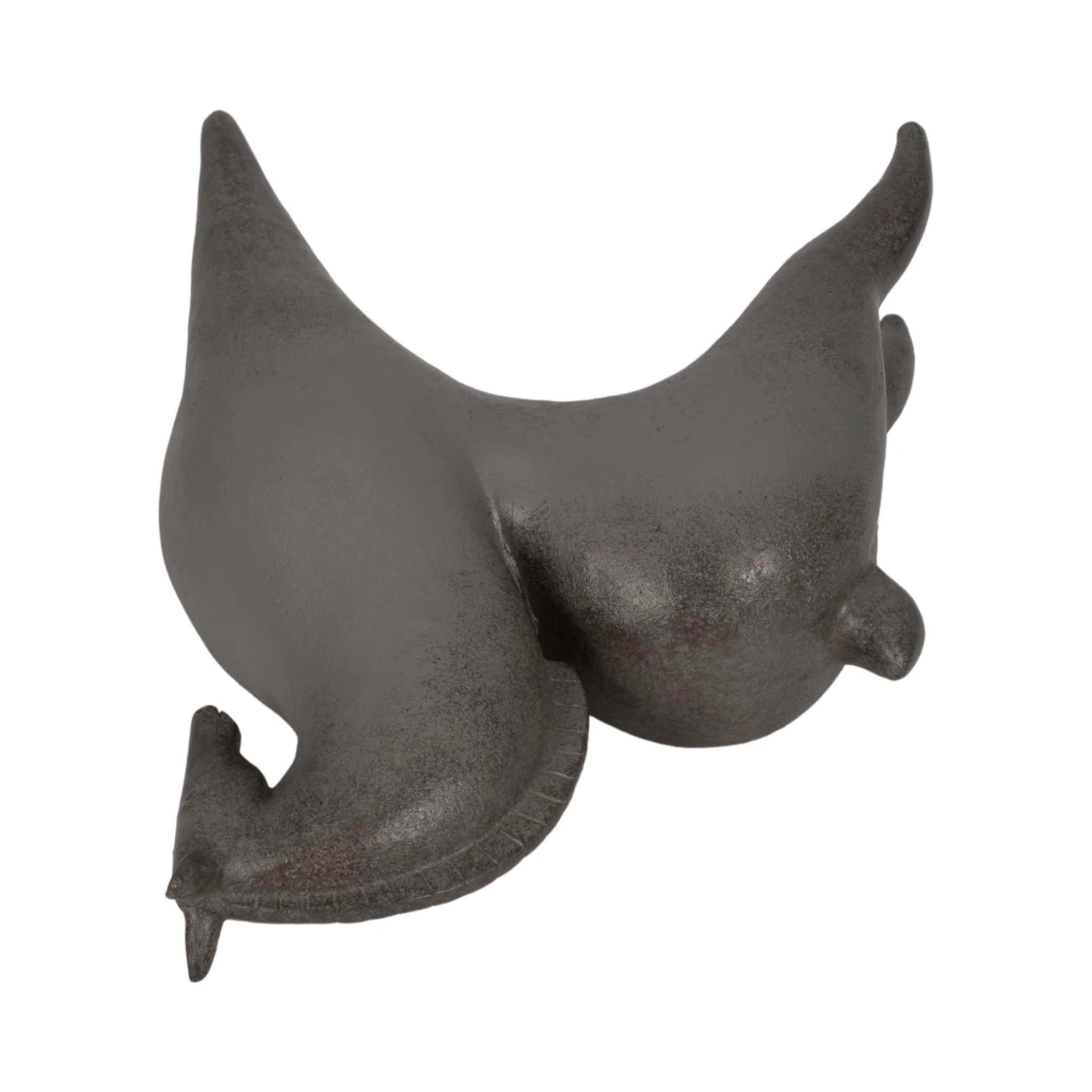 12" Curved Horse, Grey - Image 6