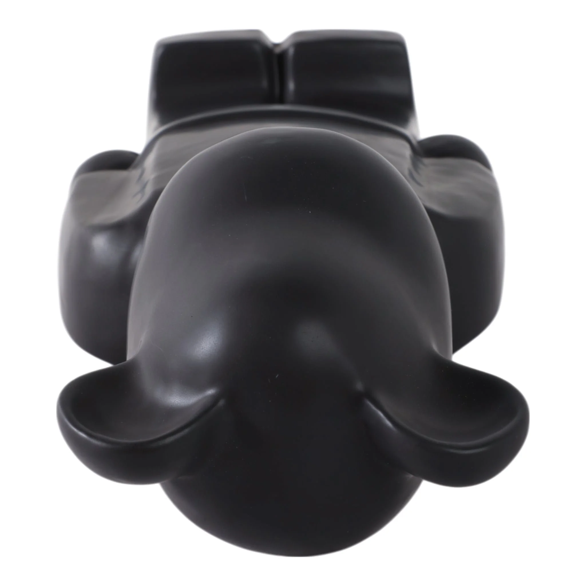 12" Deco Bear Figure, Black - Image 6