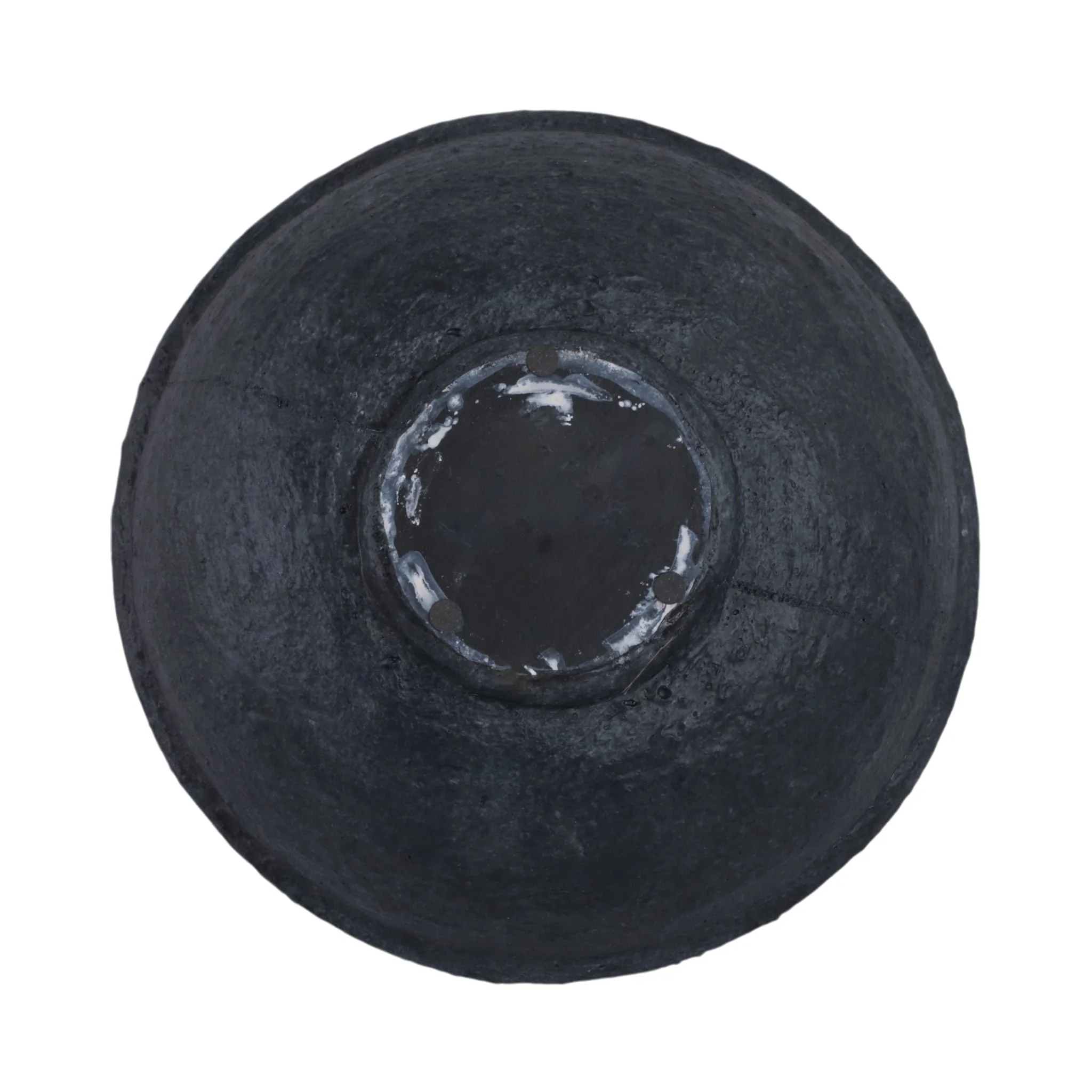 12x12" Textured Bowl, Black - Image 7