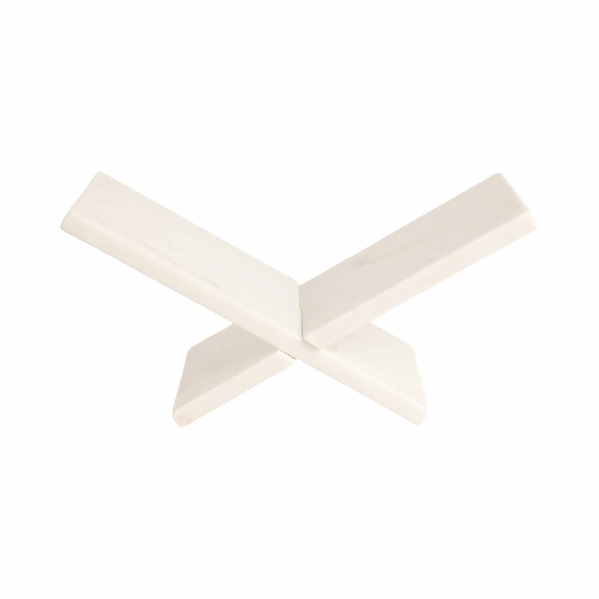 13" Marble Bookstand, White, Kd
