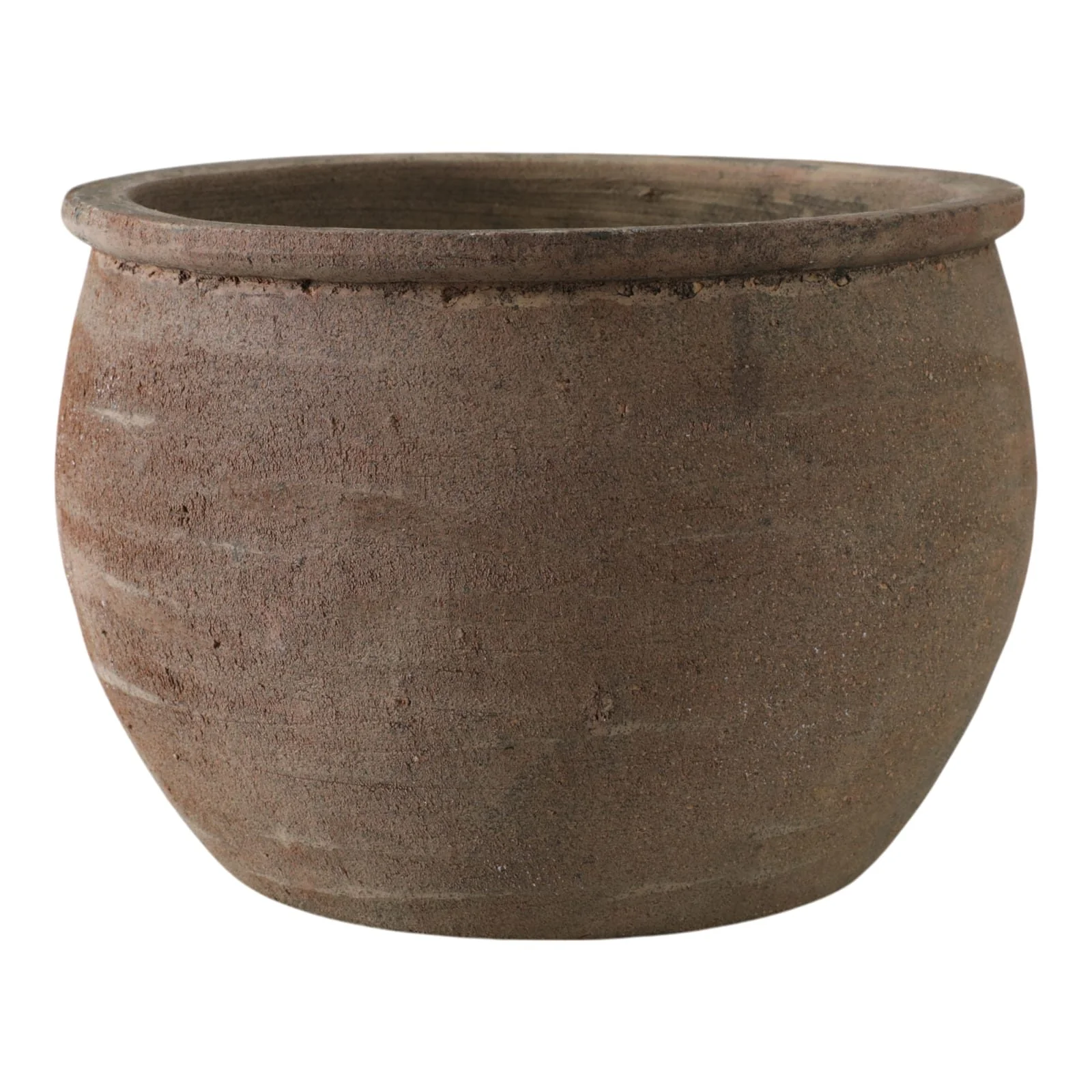 13x9" Traditional Pot Planter, Dark Brown