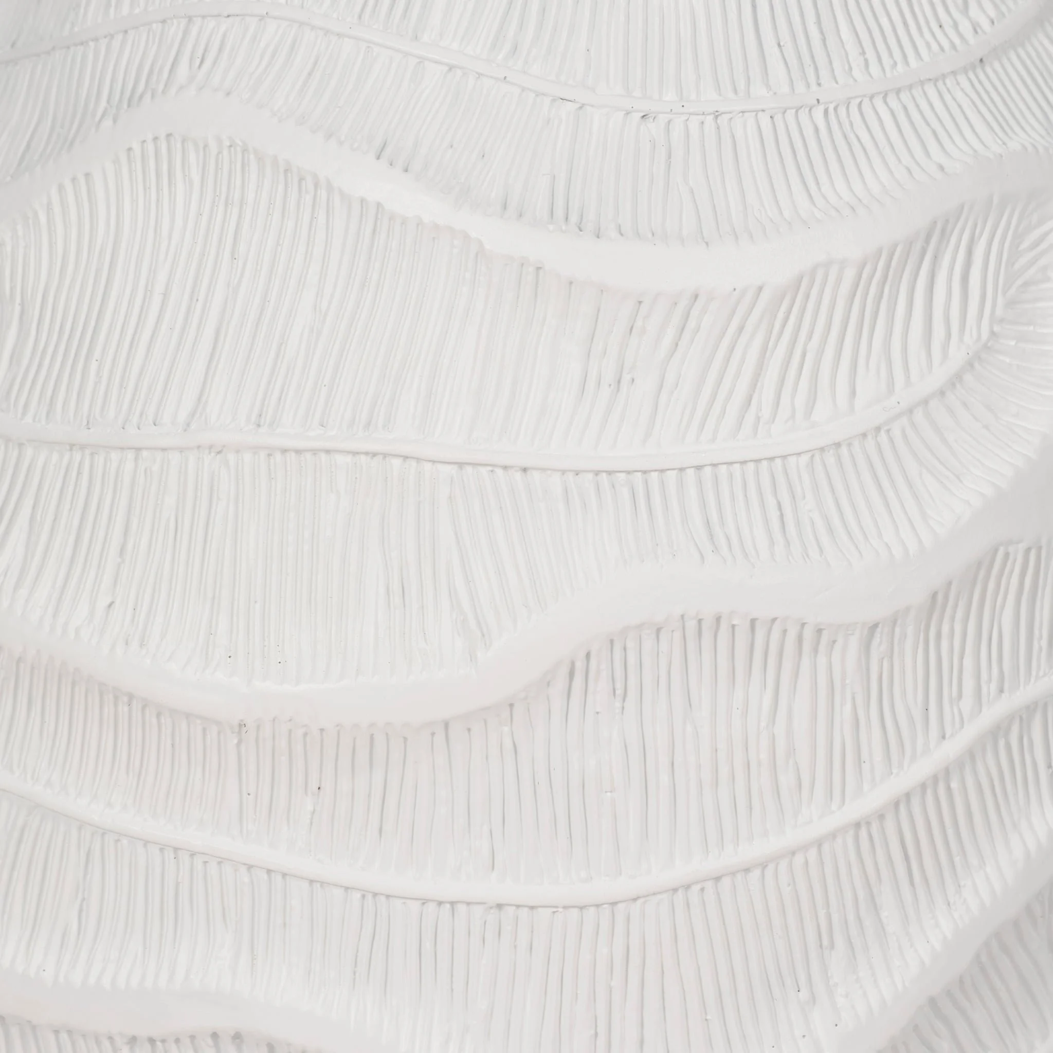 14" Coastal Coral Vase, White - Image 5