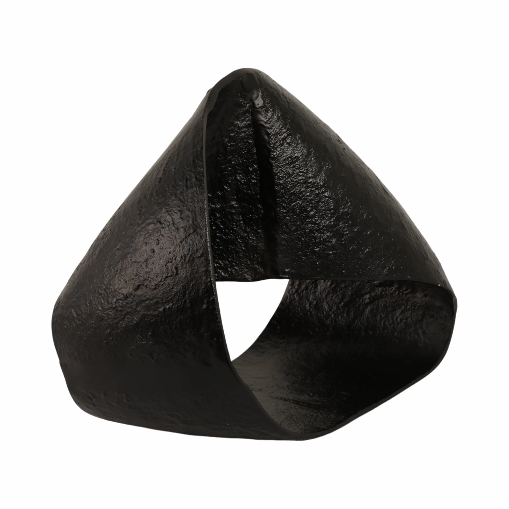 15" Twisted Metal Circle, Black - Image 2