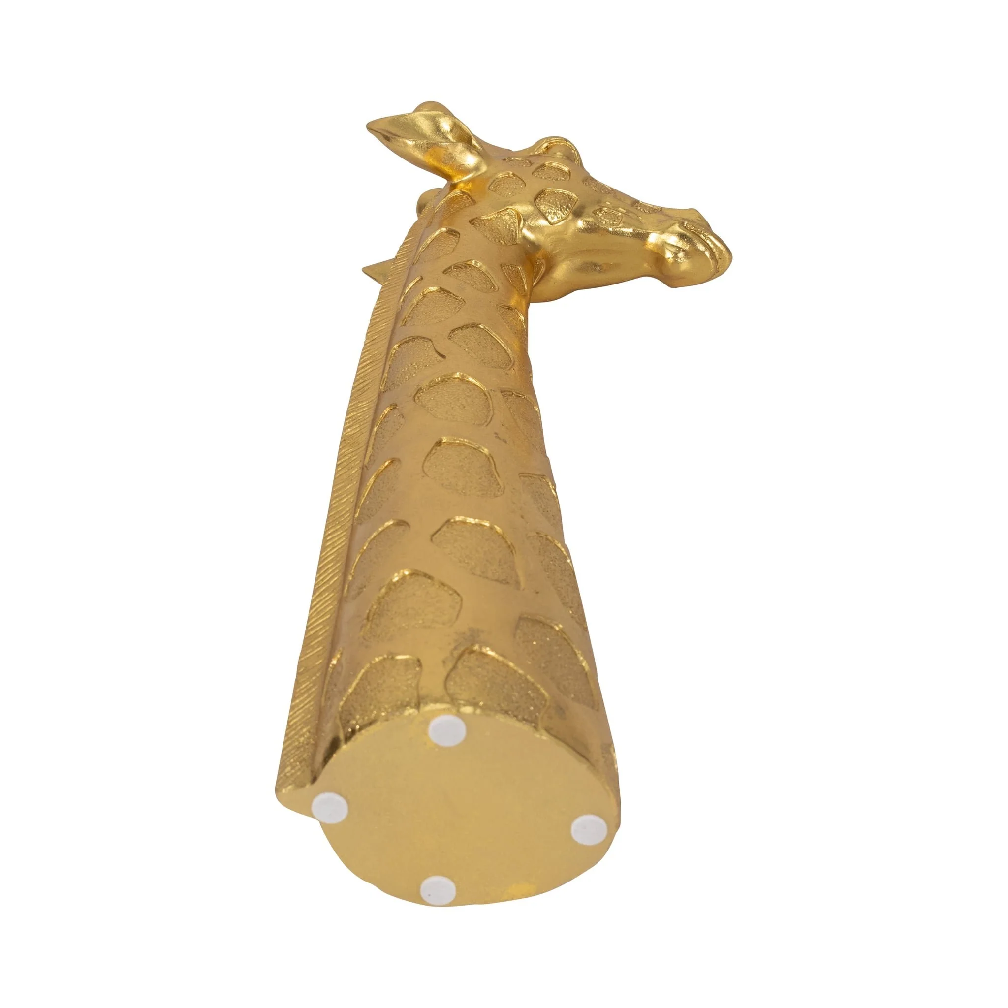 16" Giraffe Head Tabletop Decor, Gold - Image 7