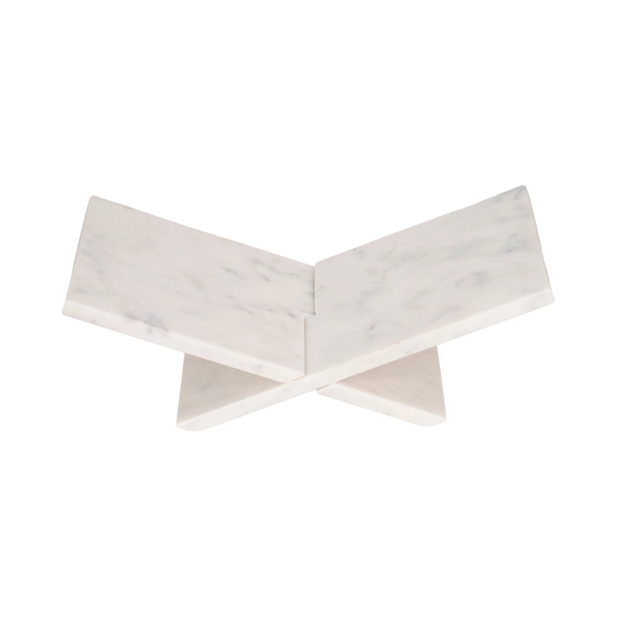 18" Marble Bookstand, White, Kd