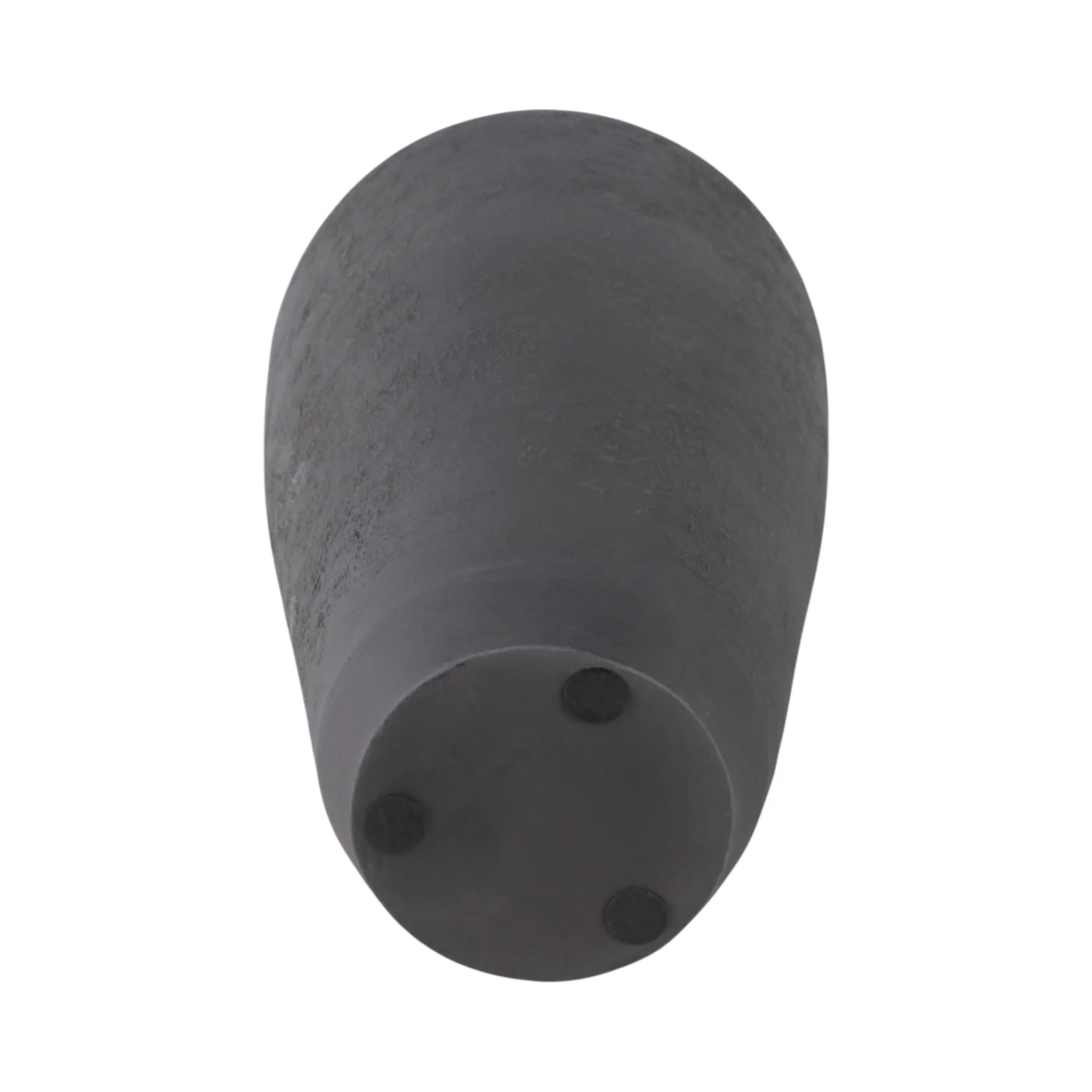 18x9" Terracotta Floor Vase, Black - Image 7