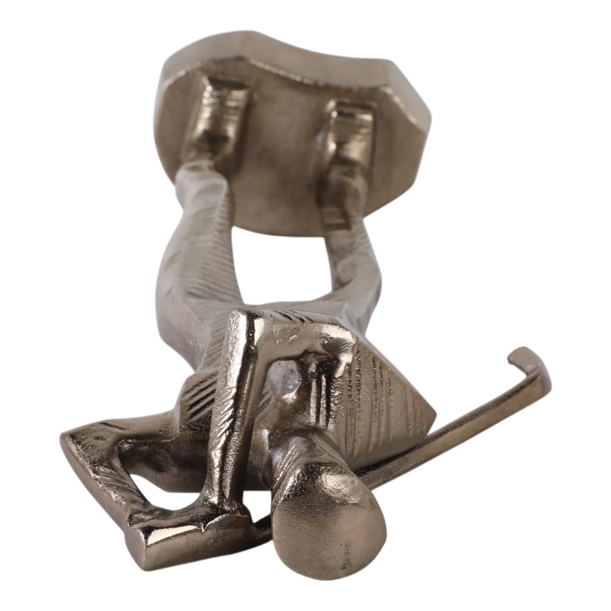 19x6" Golf Swing Sculpture, Bronze - Image 7