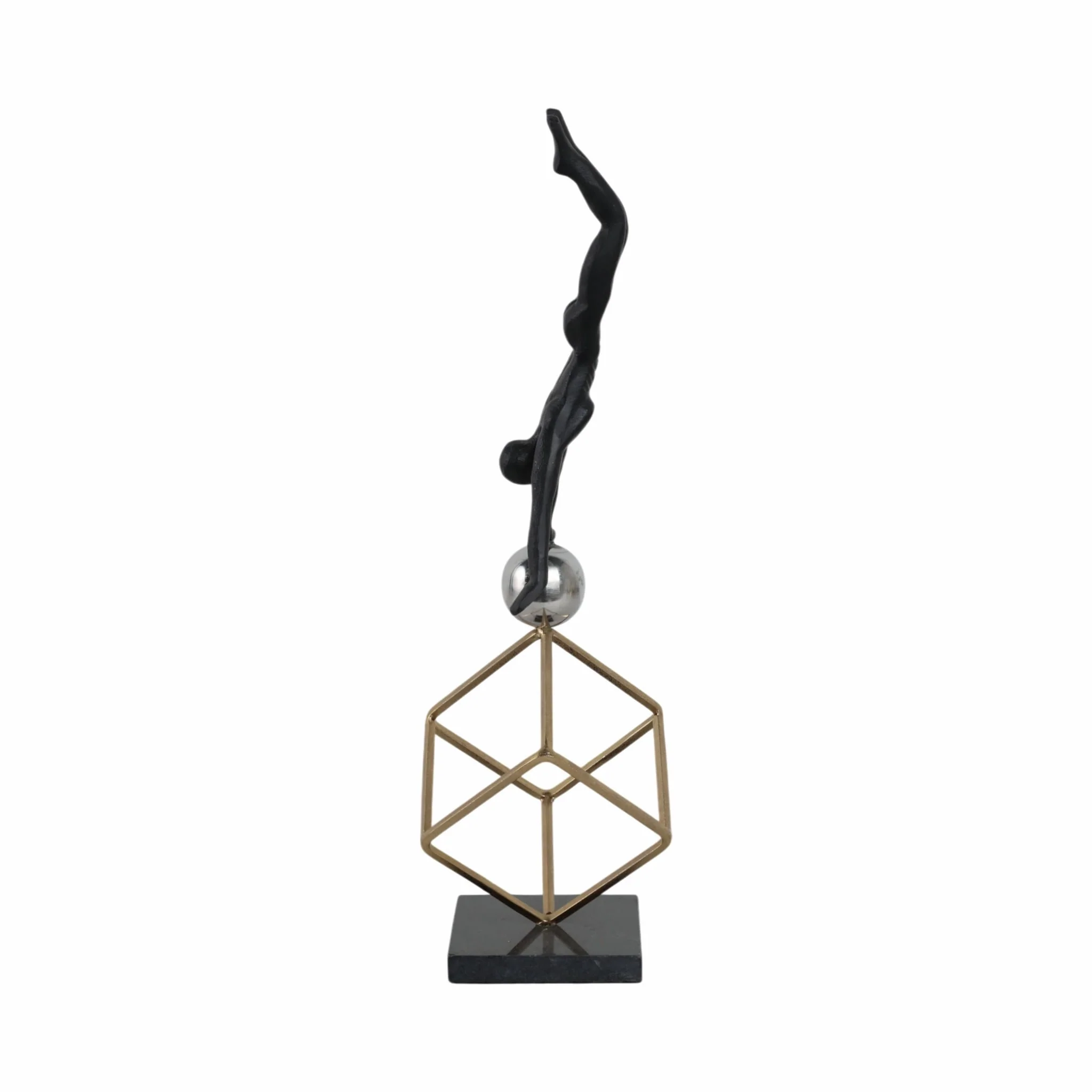 19x7" Gymnast On Ball & Cube, Multi - Image 3