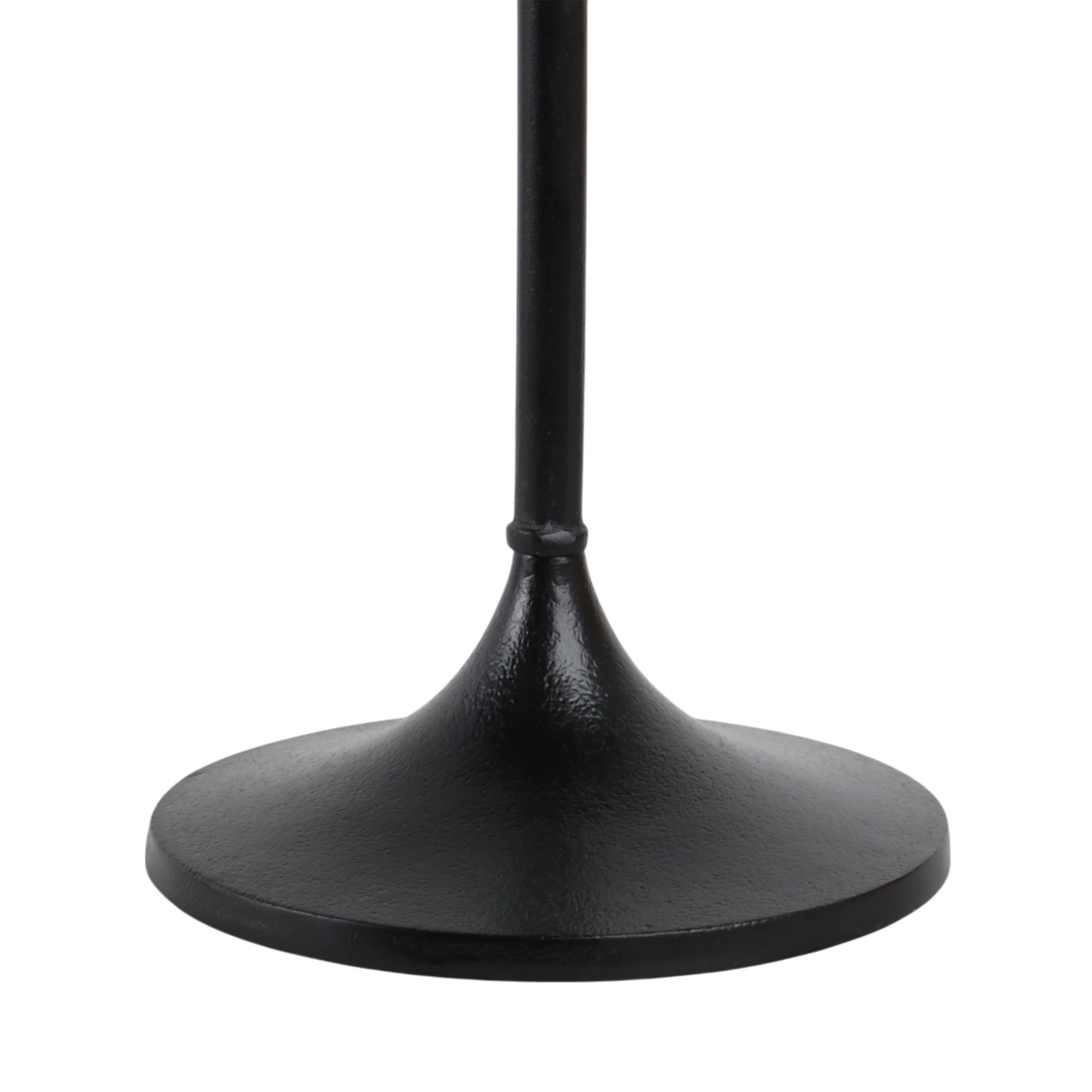 27x10" Marble Top Drink Table, Black - Image 5
