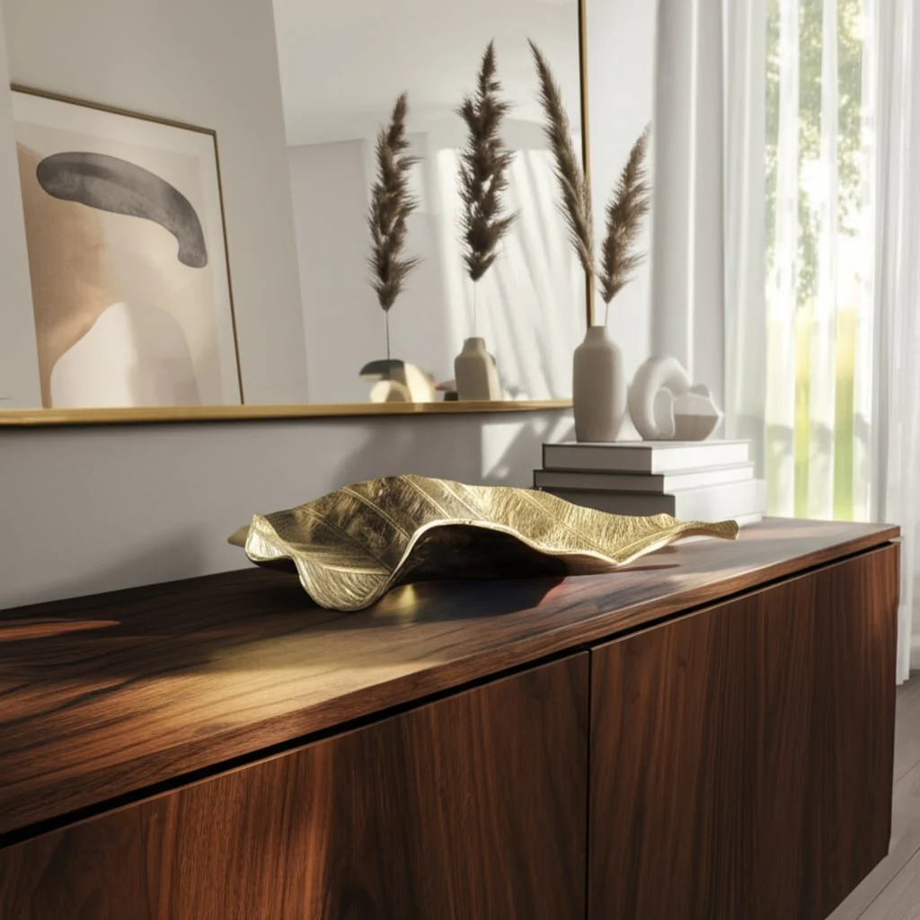27x14" Leaf Table D?cor, Multi - Image 10