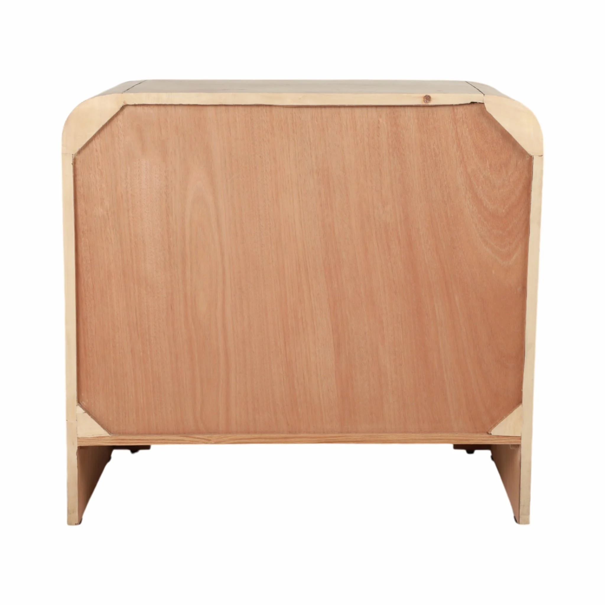 32" Burl Wood Cabinet, Natural - Image 4