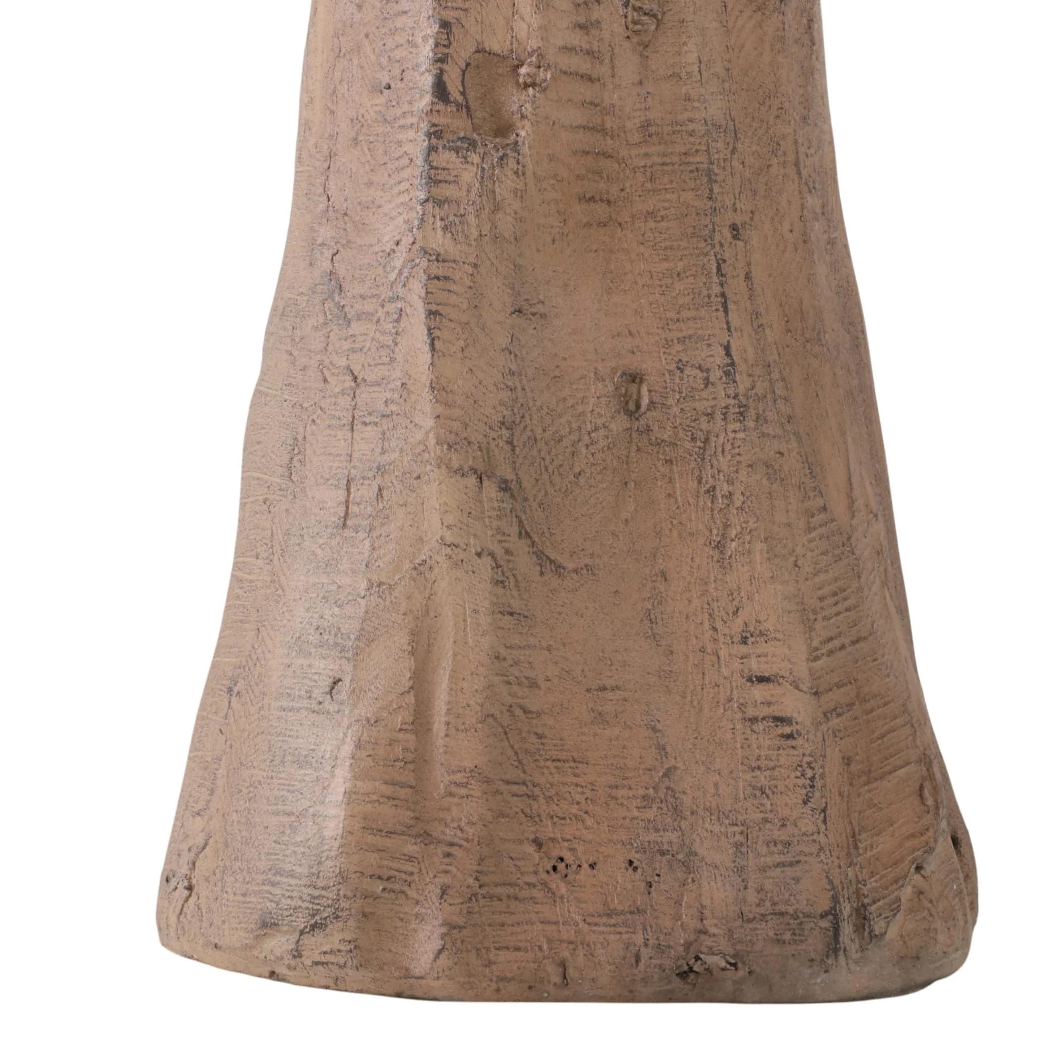 32x17" Mushroom With Wood Grain, Brown - Image 5