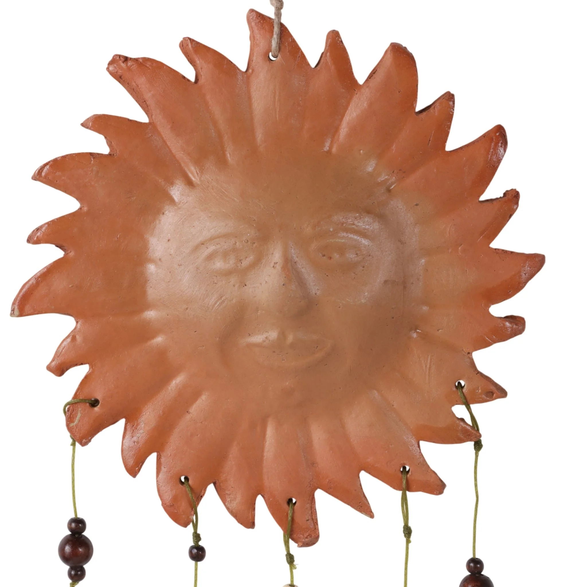 36x10" Terracotta Sunshine Chime, Brown - Image 5
