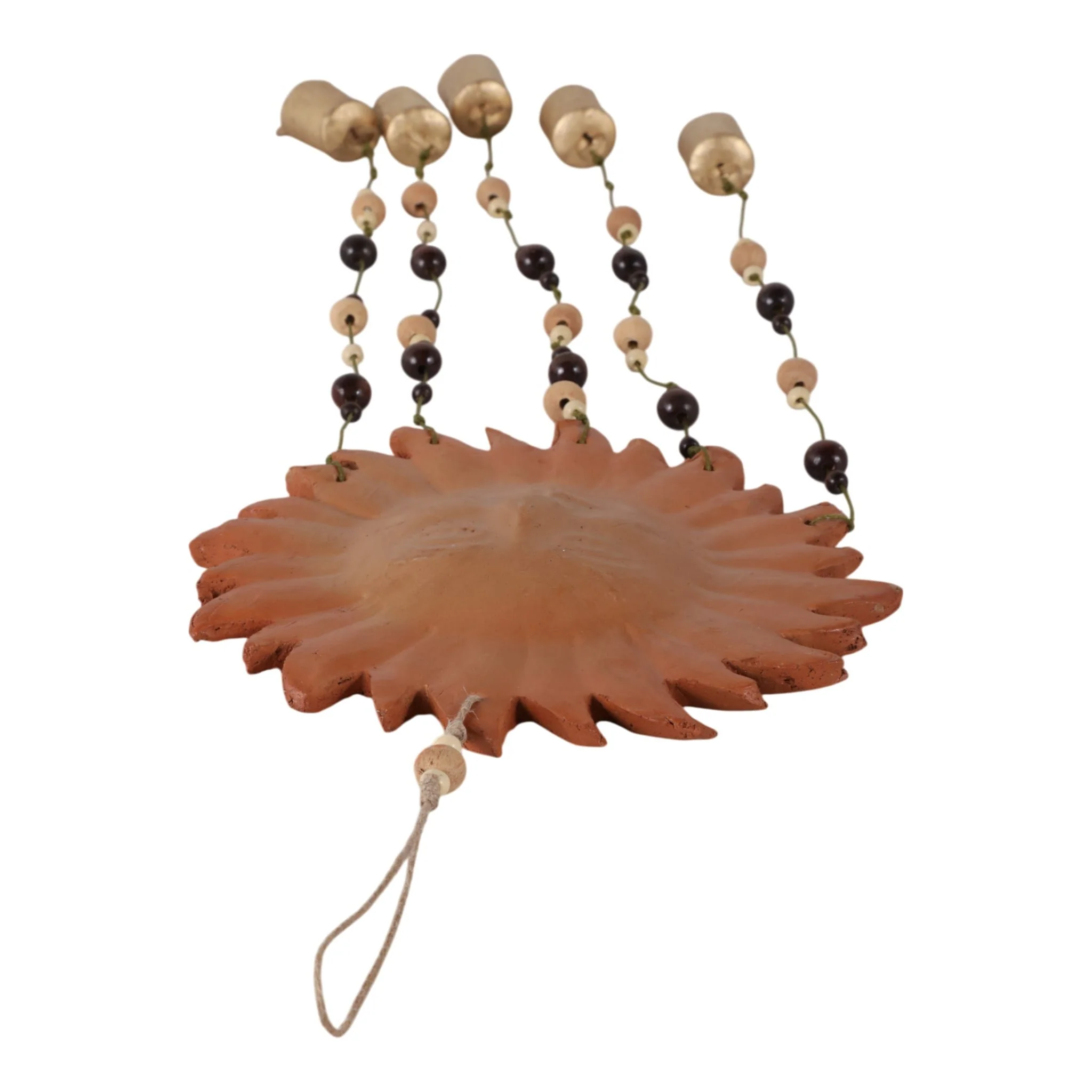 36x10" Terracotta Sunshine Chime, Brown - Image 7
