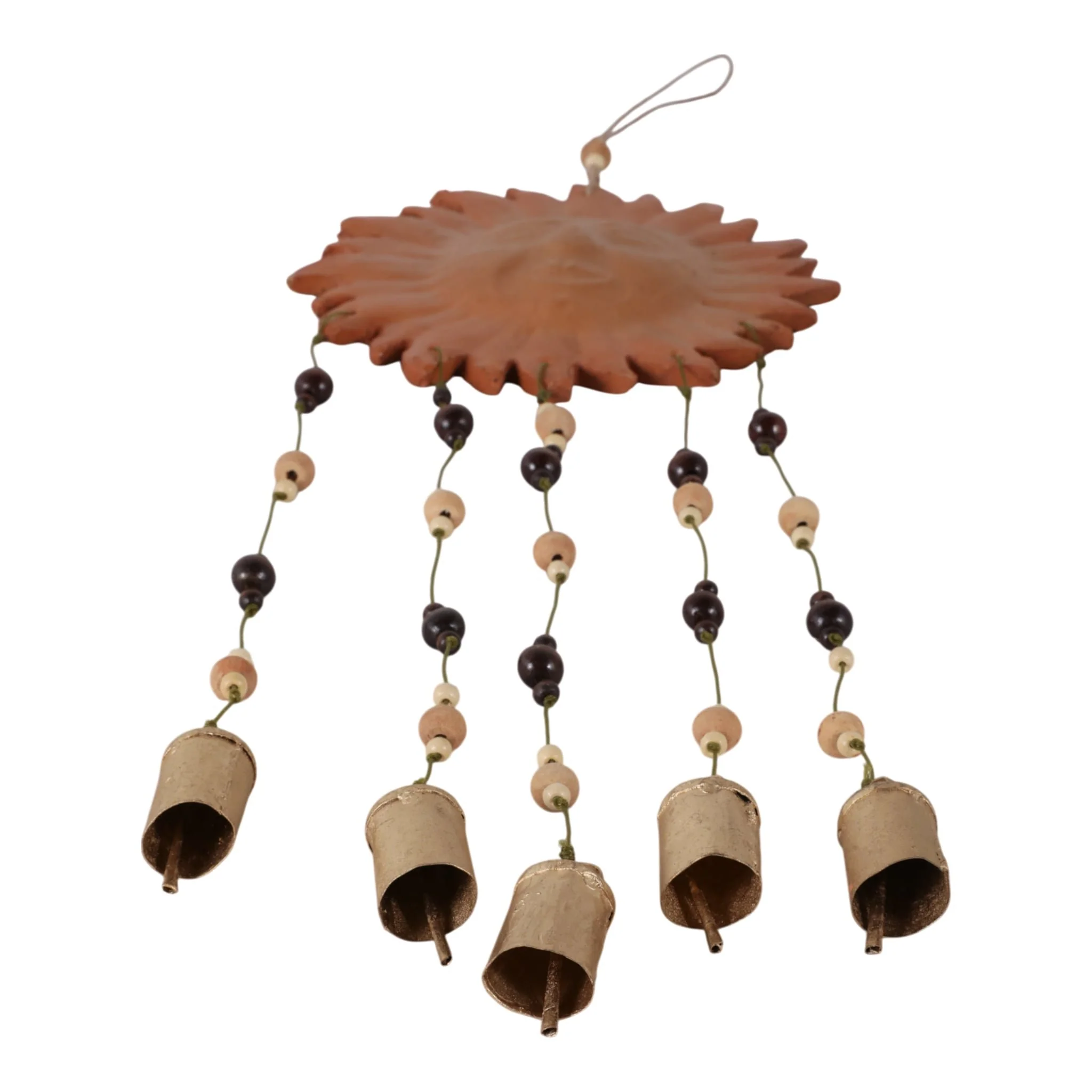 36x10" Terracotta Sunshine Chime, Brown - Image 8
