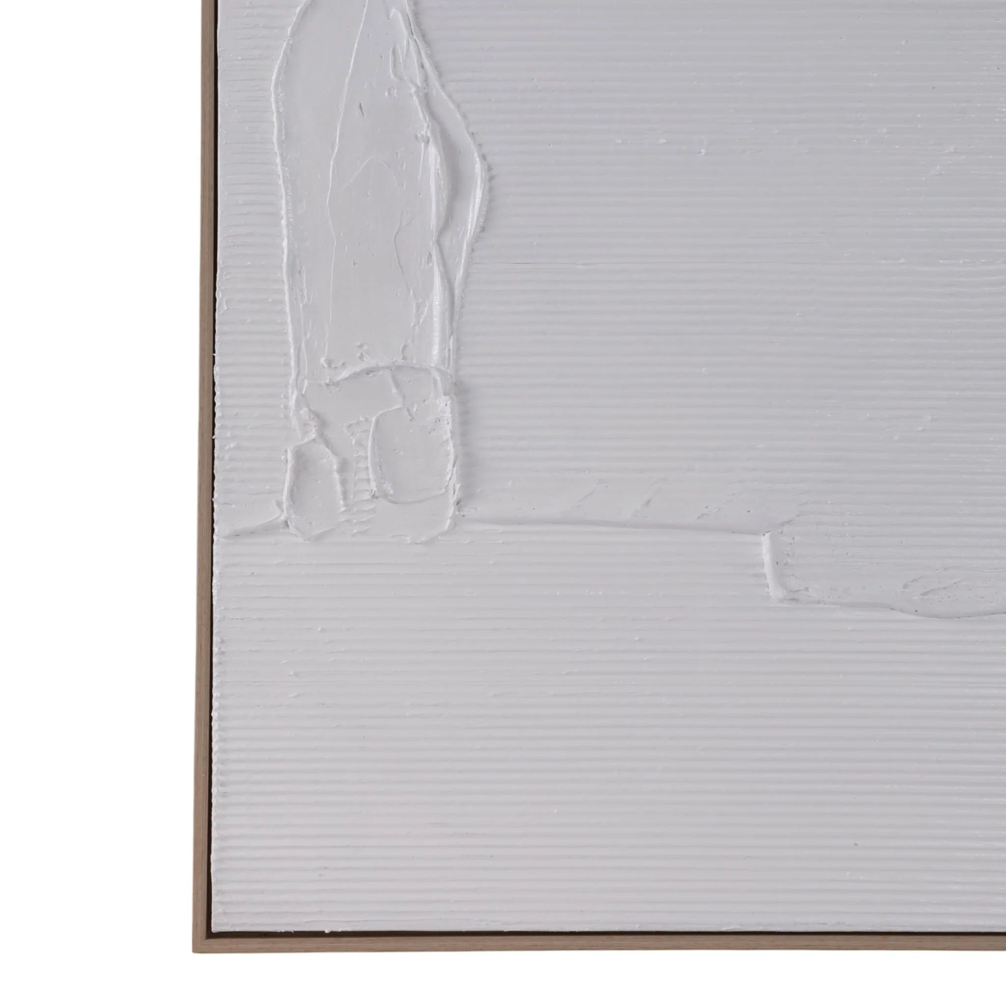 36x48 Textured Lines Wall Art, White - Image 4