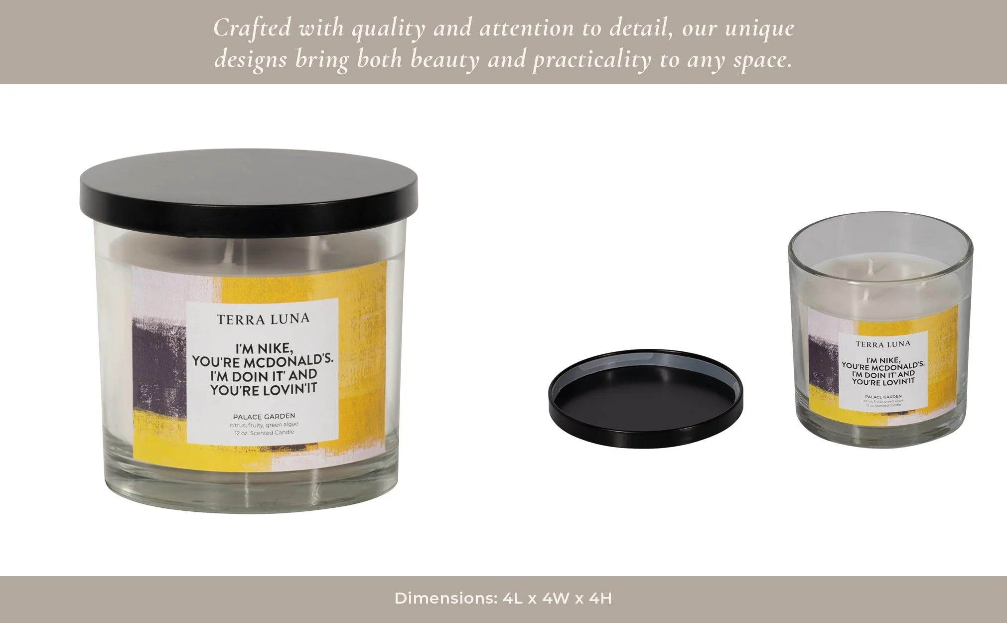 4" 12 Oz Doin It And Lovin It Lidded Candle - Image 9