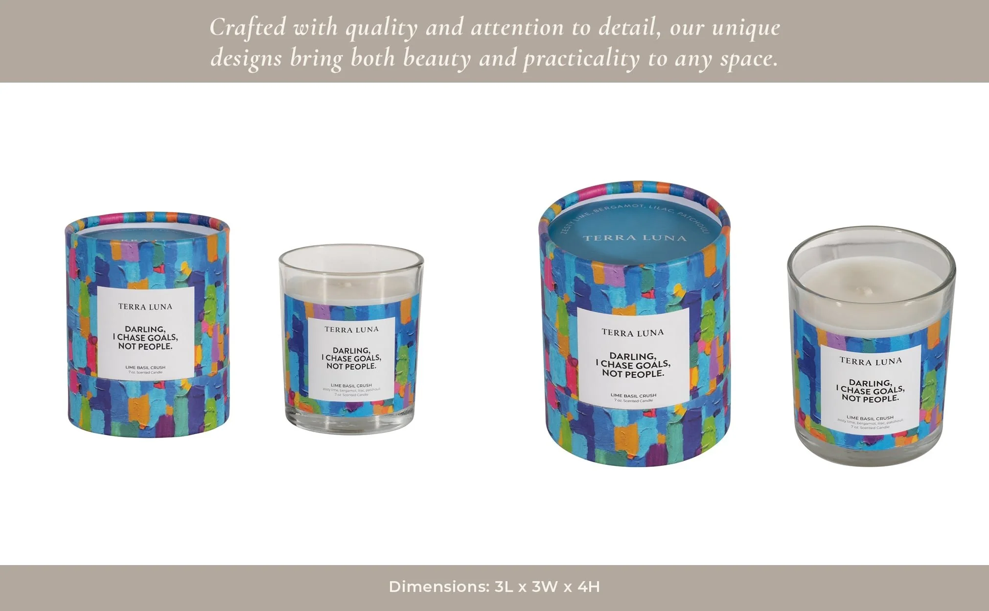 4" 7 Oz I Chase Goals Boxed Candle - Image 9