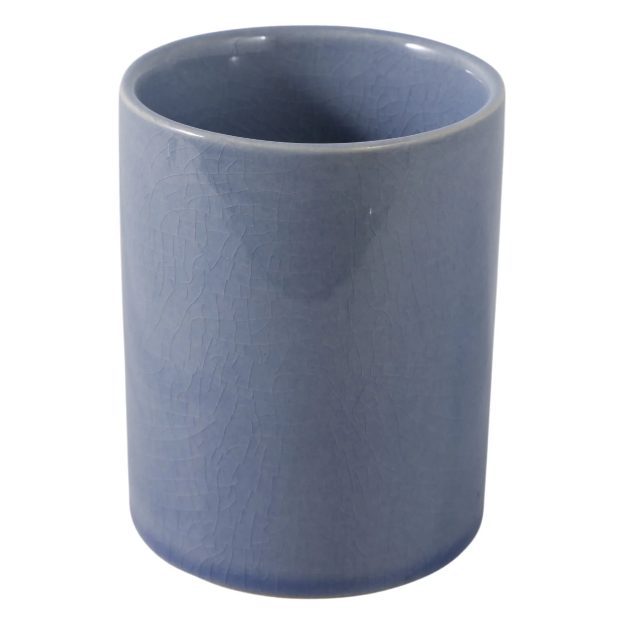 4" Flower Applique Pencil Cup, Blue - Image 4