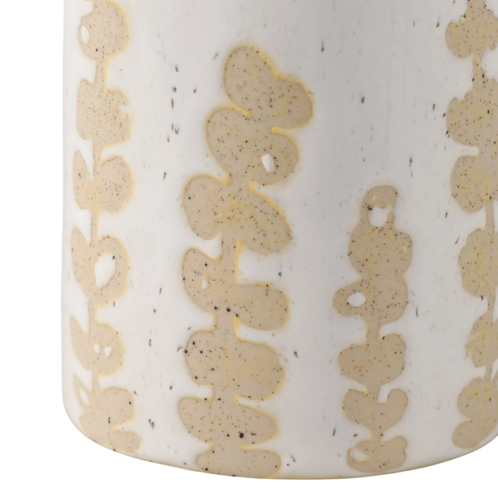 4" Wild Plant Pencil Cup, Ivory / Tan - Image 5