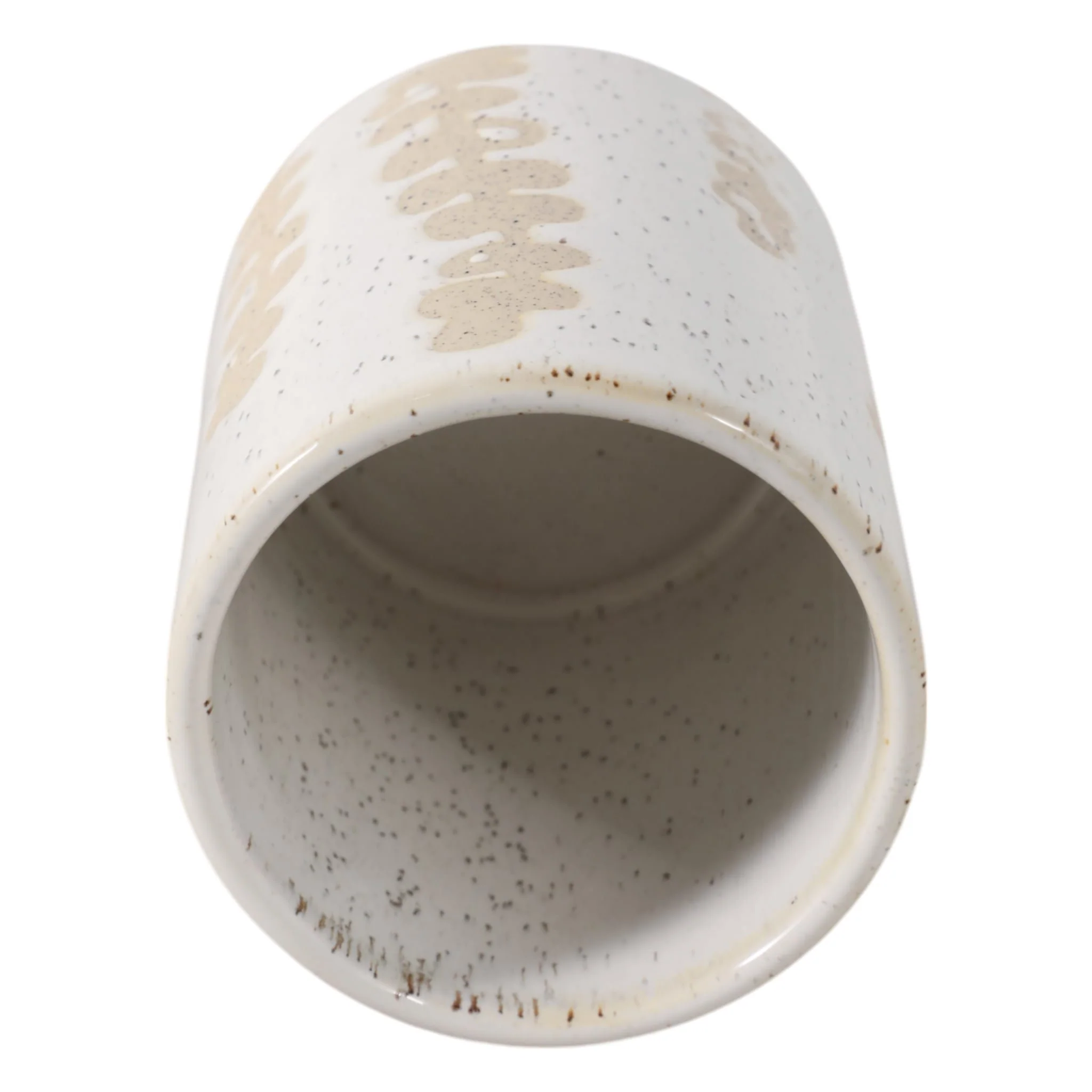 4" Wild Plant Pencil Cup, Ivory / Tan - Image 6