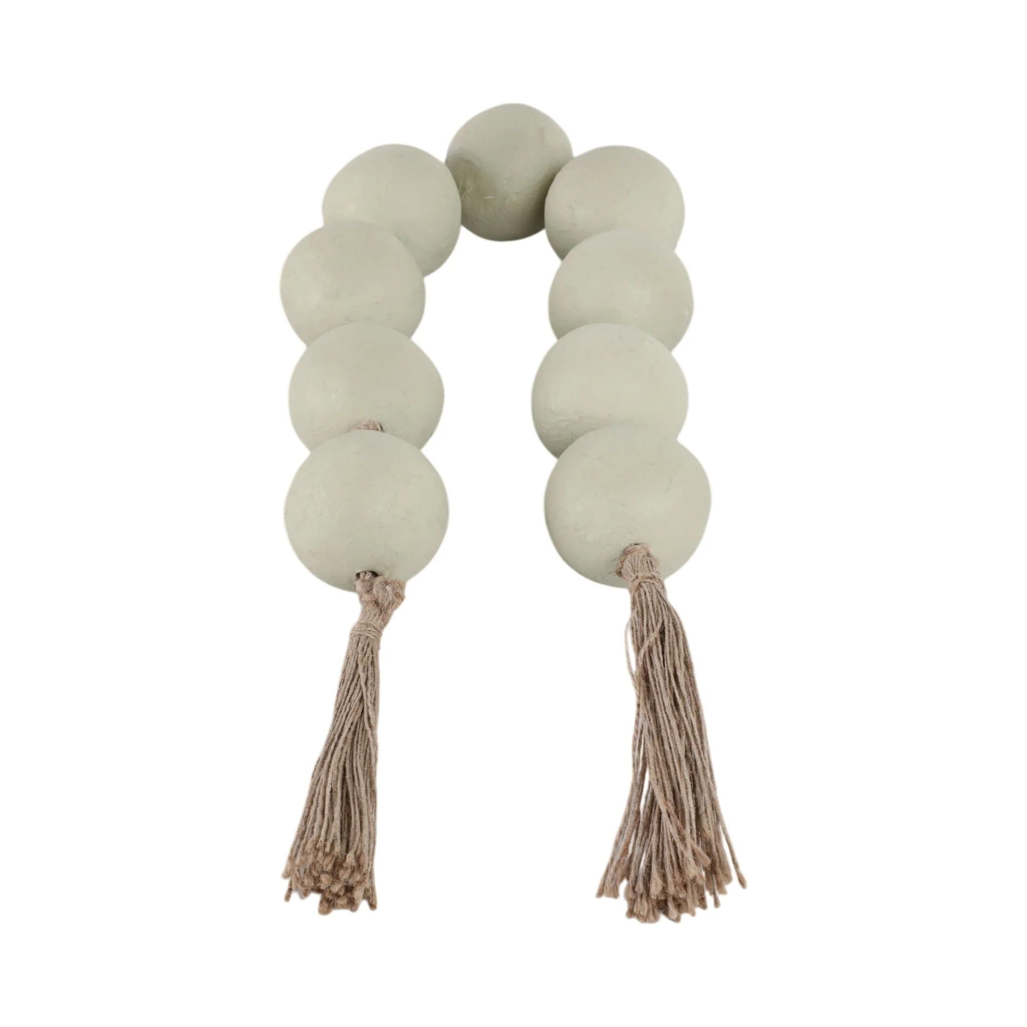 44x3" Ecomix Bead Garland, Sage Green
