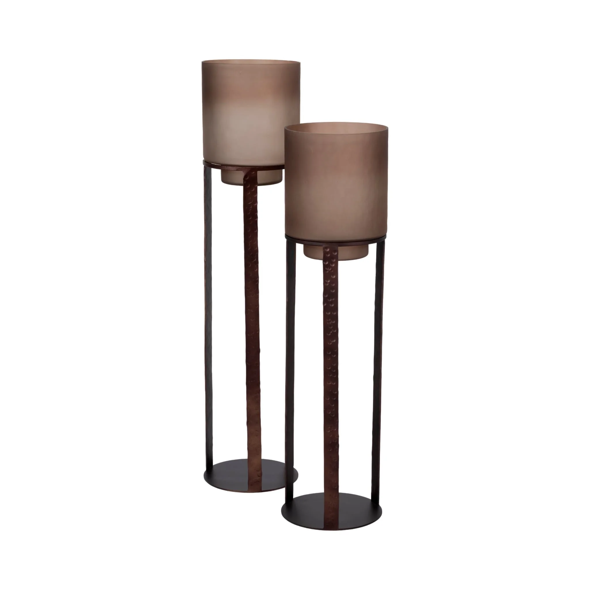 47" Lantern On Stand, Bronze - Image 6