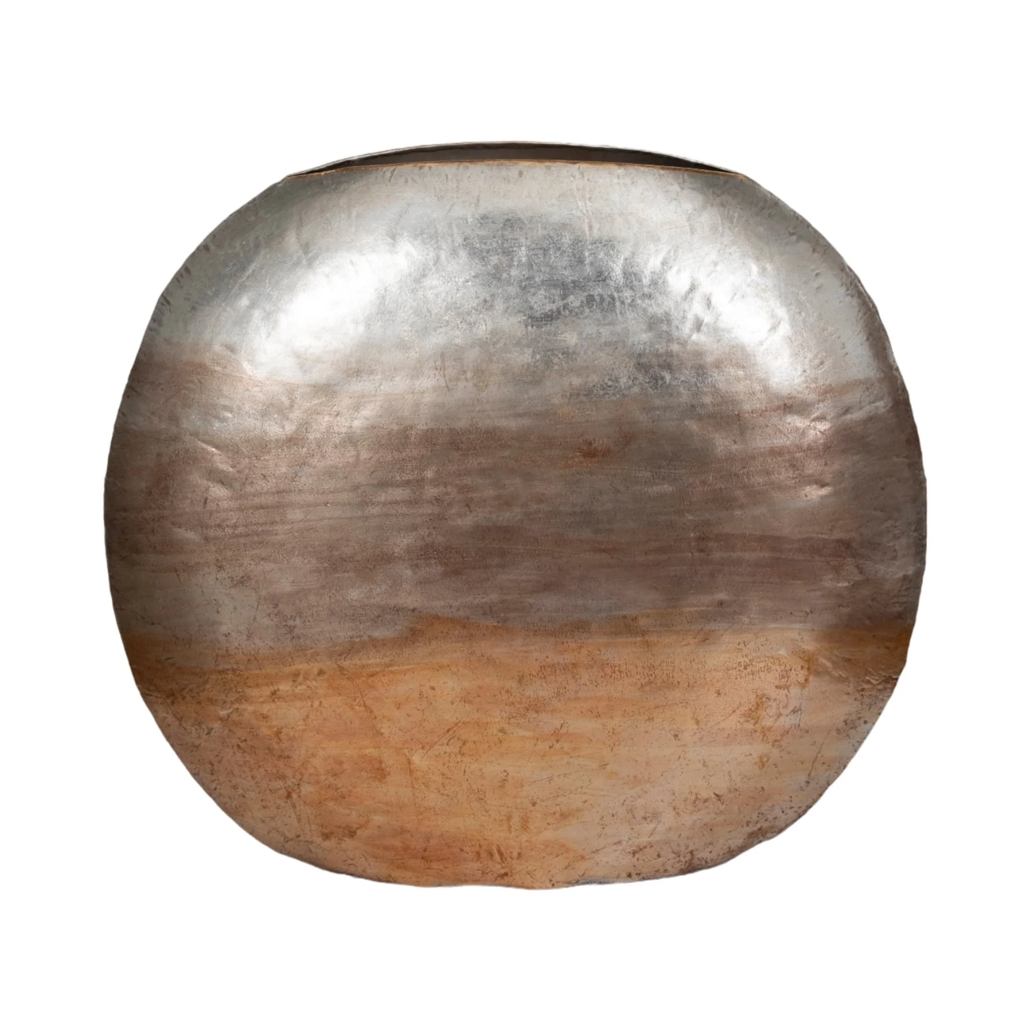 47" Oversized Round Metallic Ombre Vase, Multi