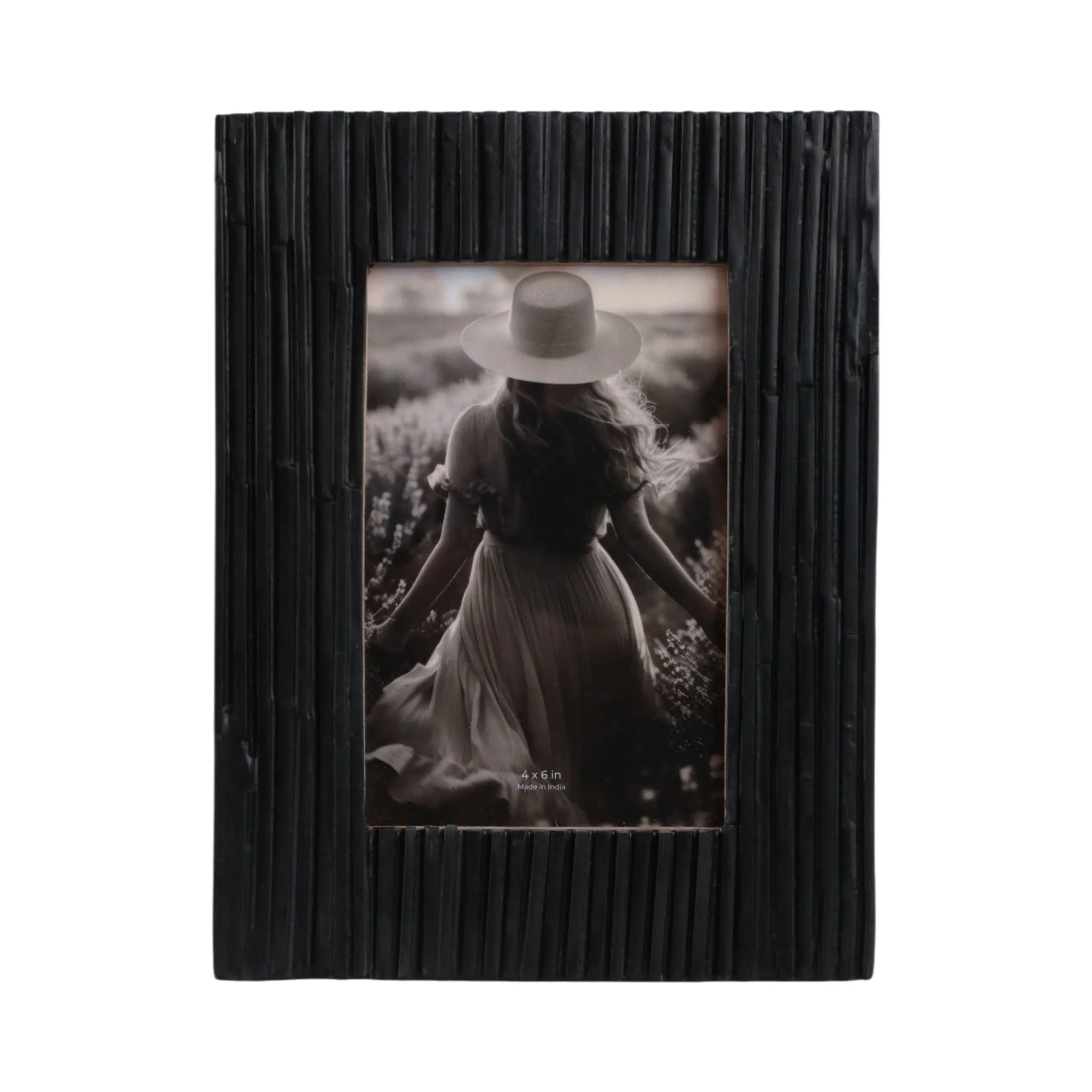 4x6 Jagged Photo Frame, Black