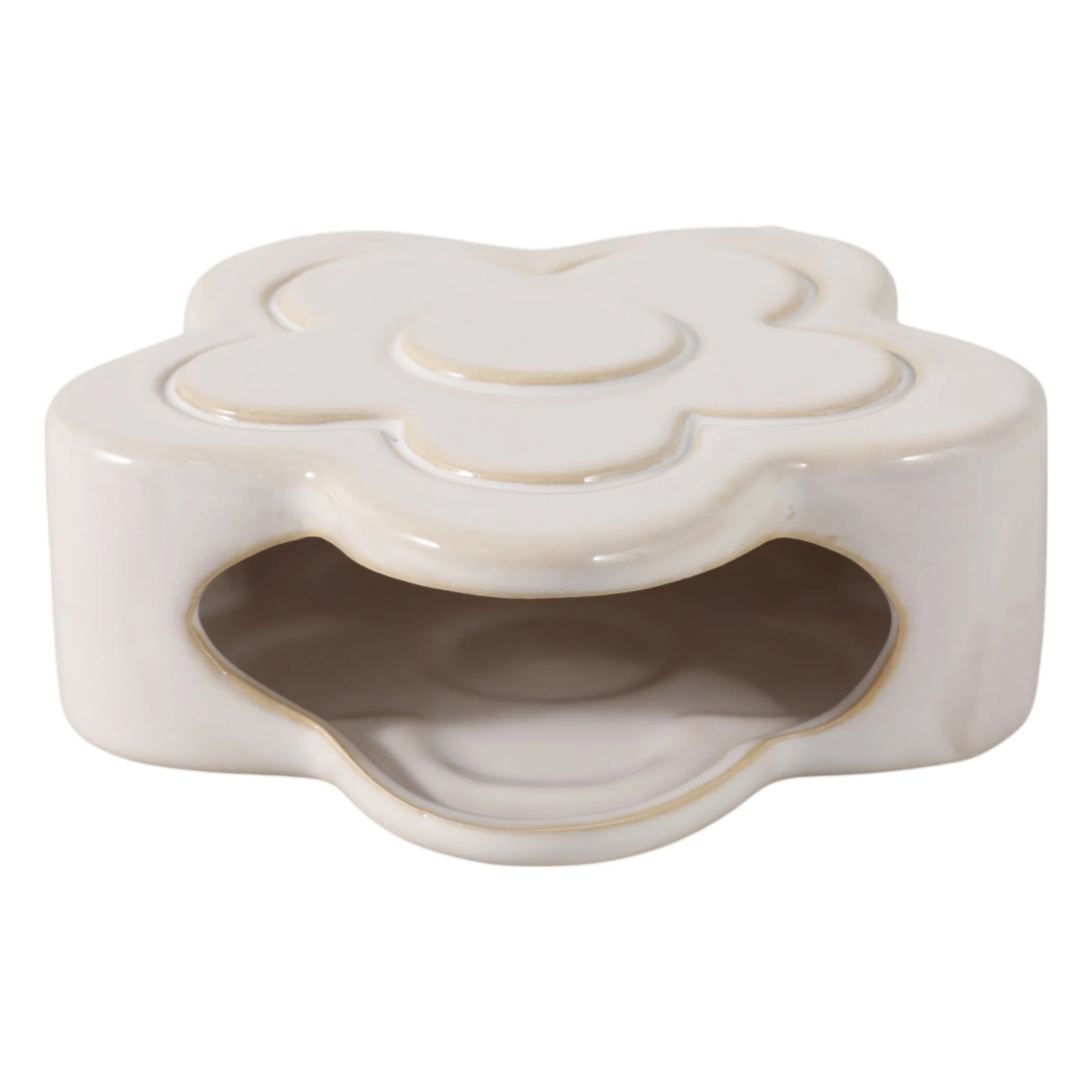 5" Flower Power Pencil Cup, Ivory - Image 5