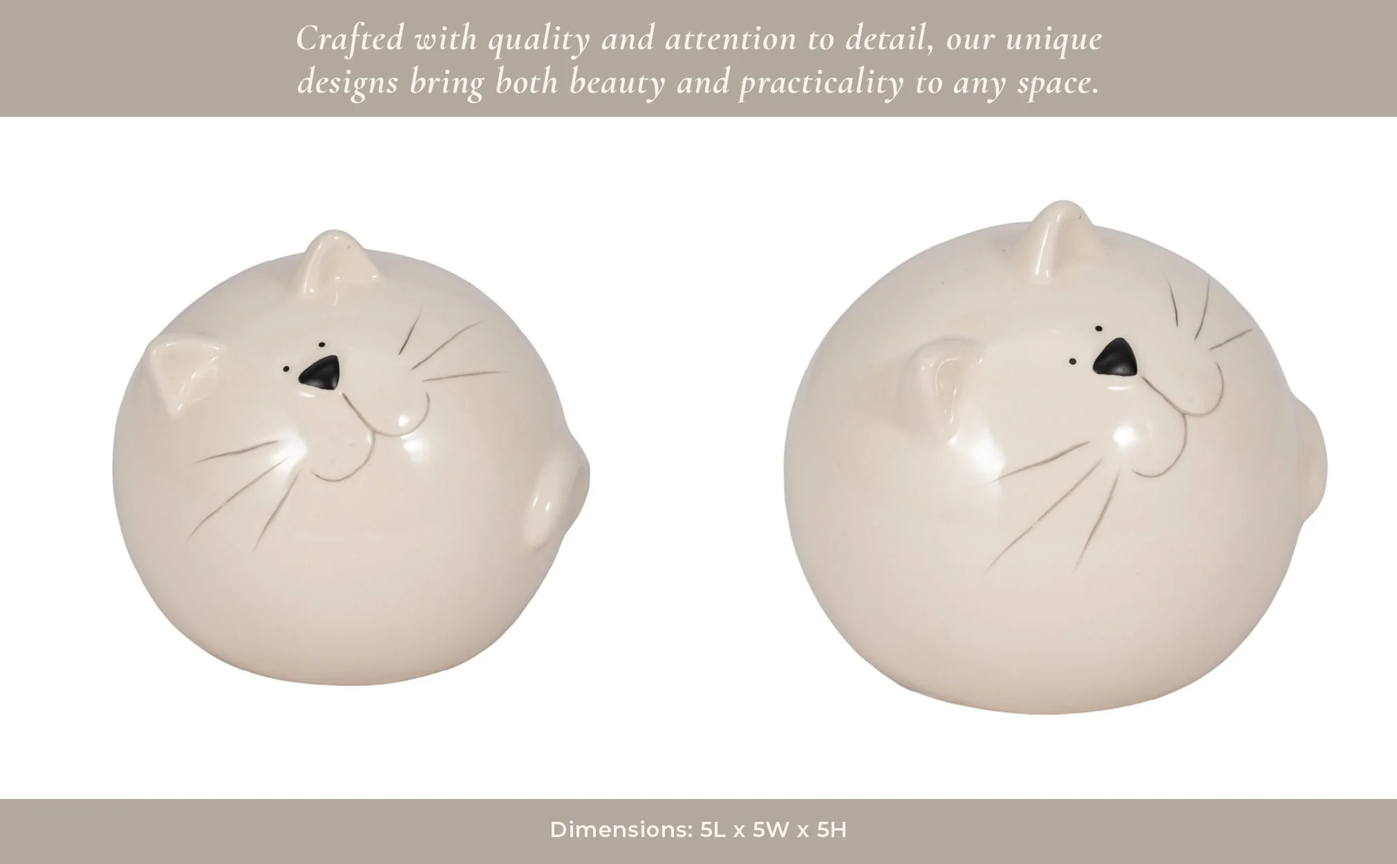 5" Kitty Orb, White - Image 14
