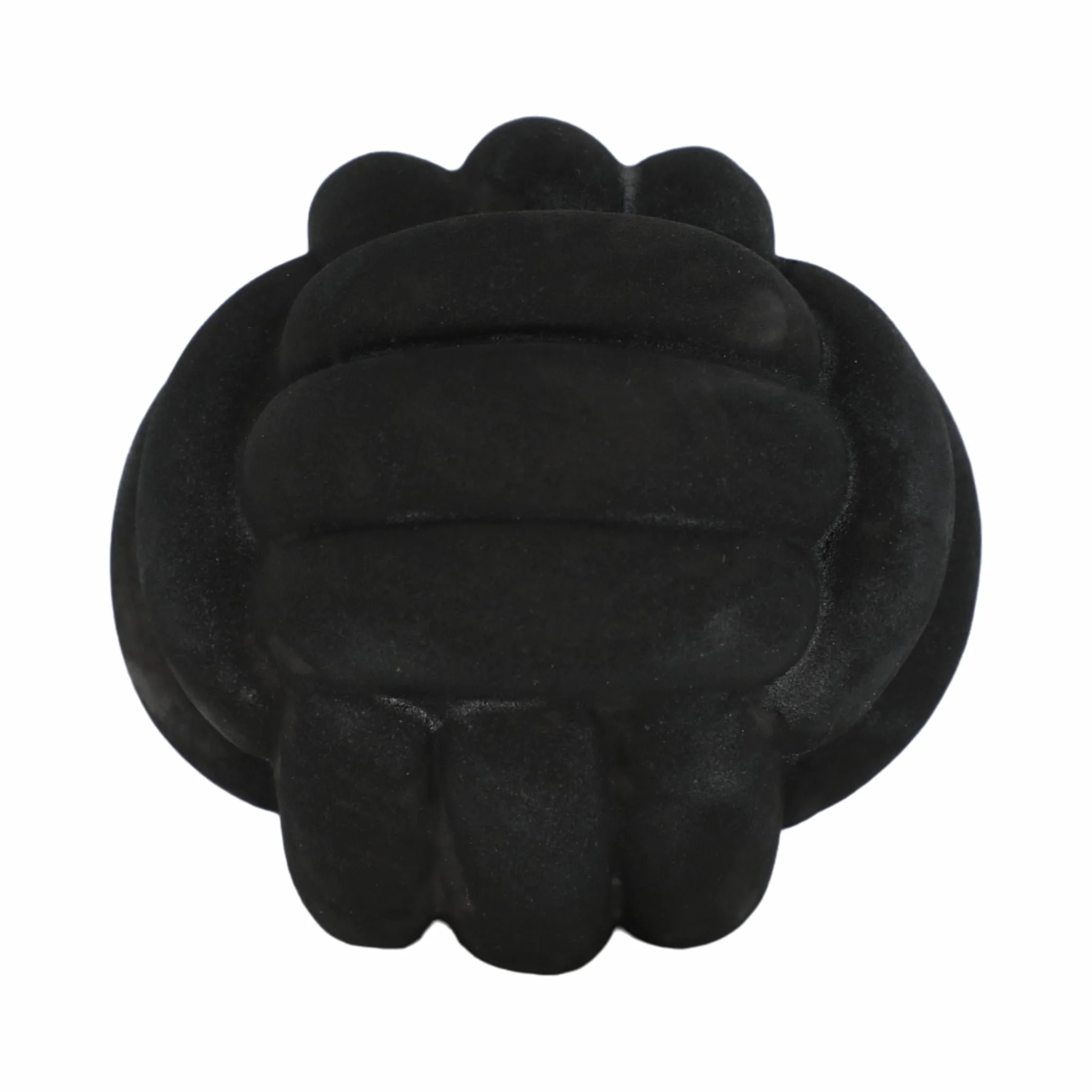 5" Knot Orb Rough Texture, Black