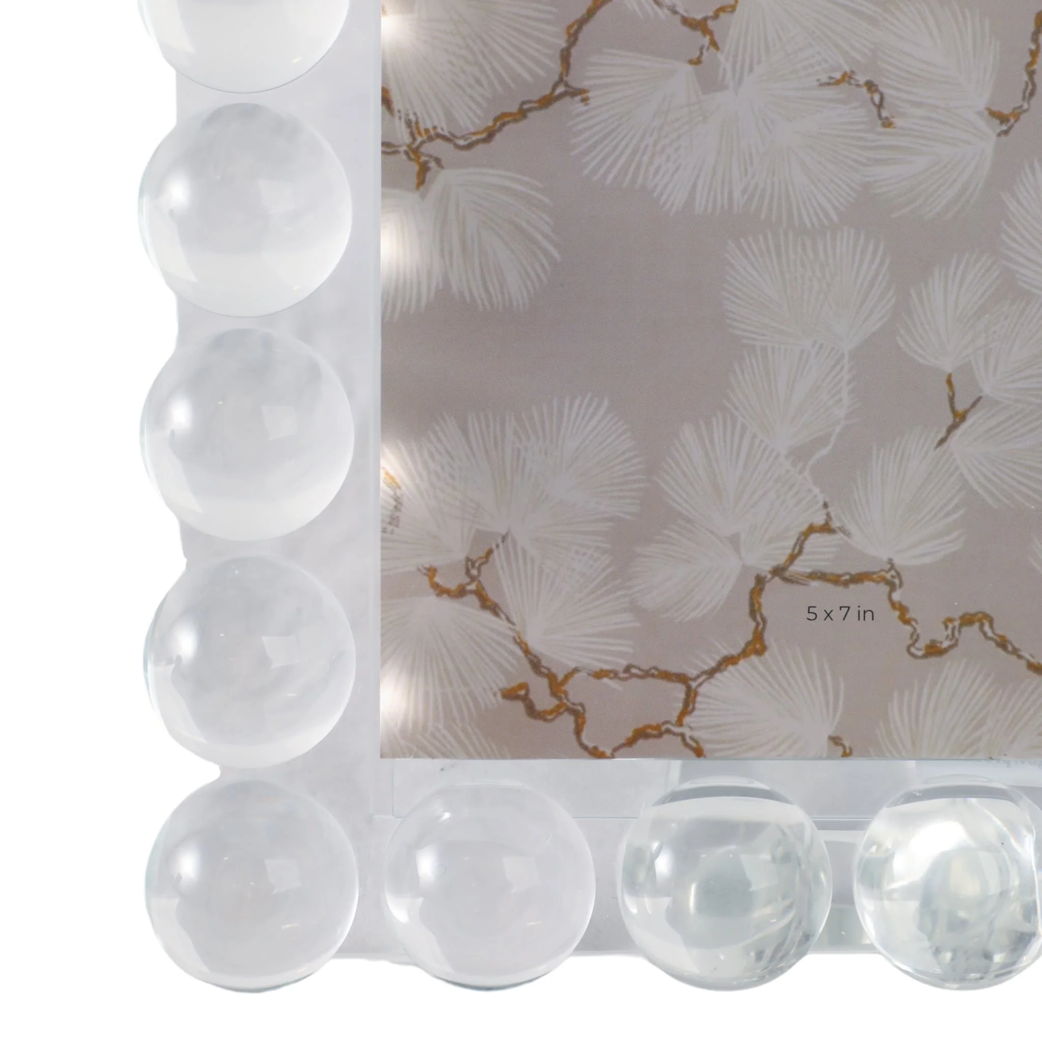 5x7 Crystal Bubble Photo Frame, Clear - Image 5