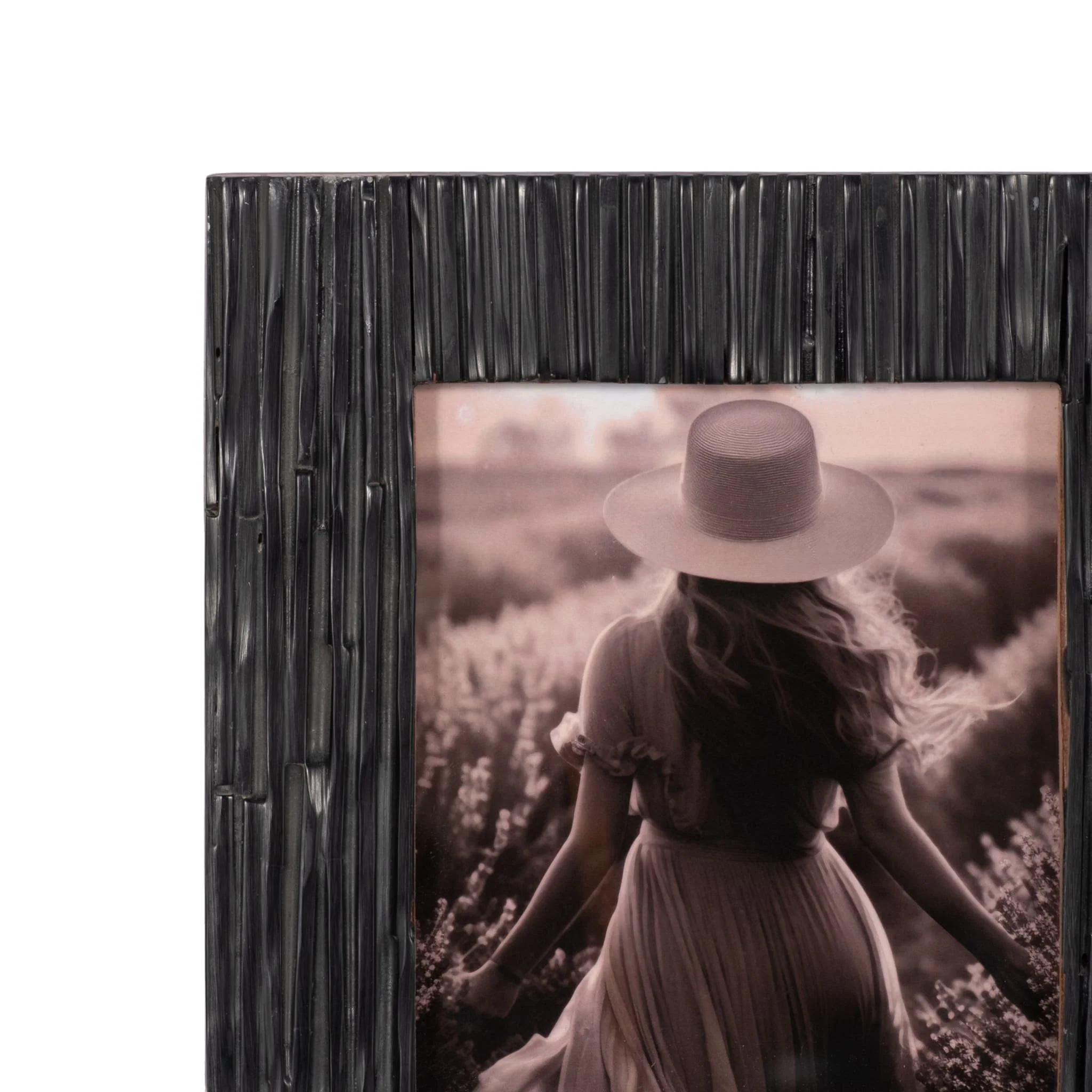 5x7 Jagged Photo Frame, Black - Image 4