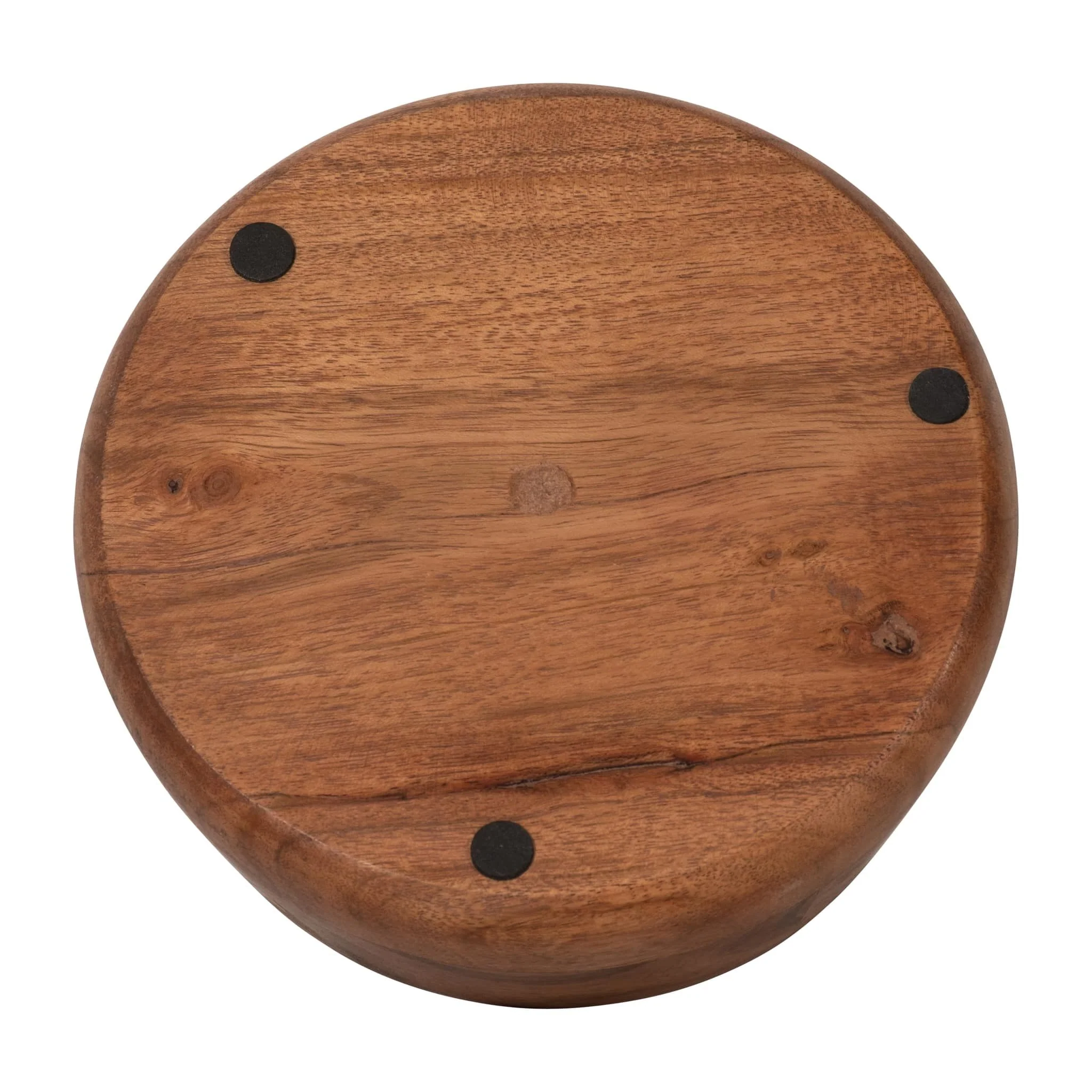 6" 11 Oz Vanilla Wood Bowl Candle, Natural - Image 5