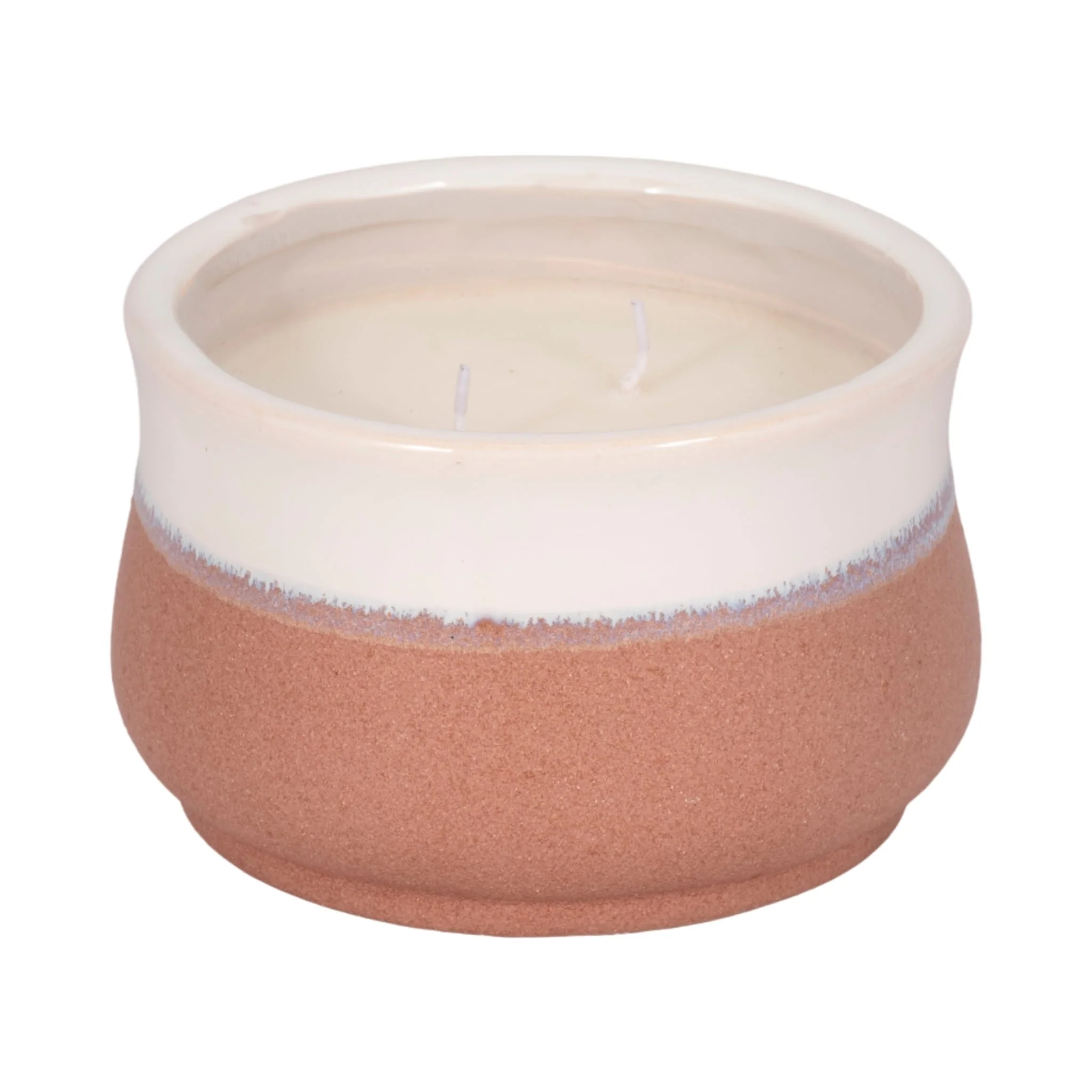 6" 12 Oz Tobacco Reactive Curved Candle, Multi - Image 2