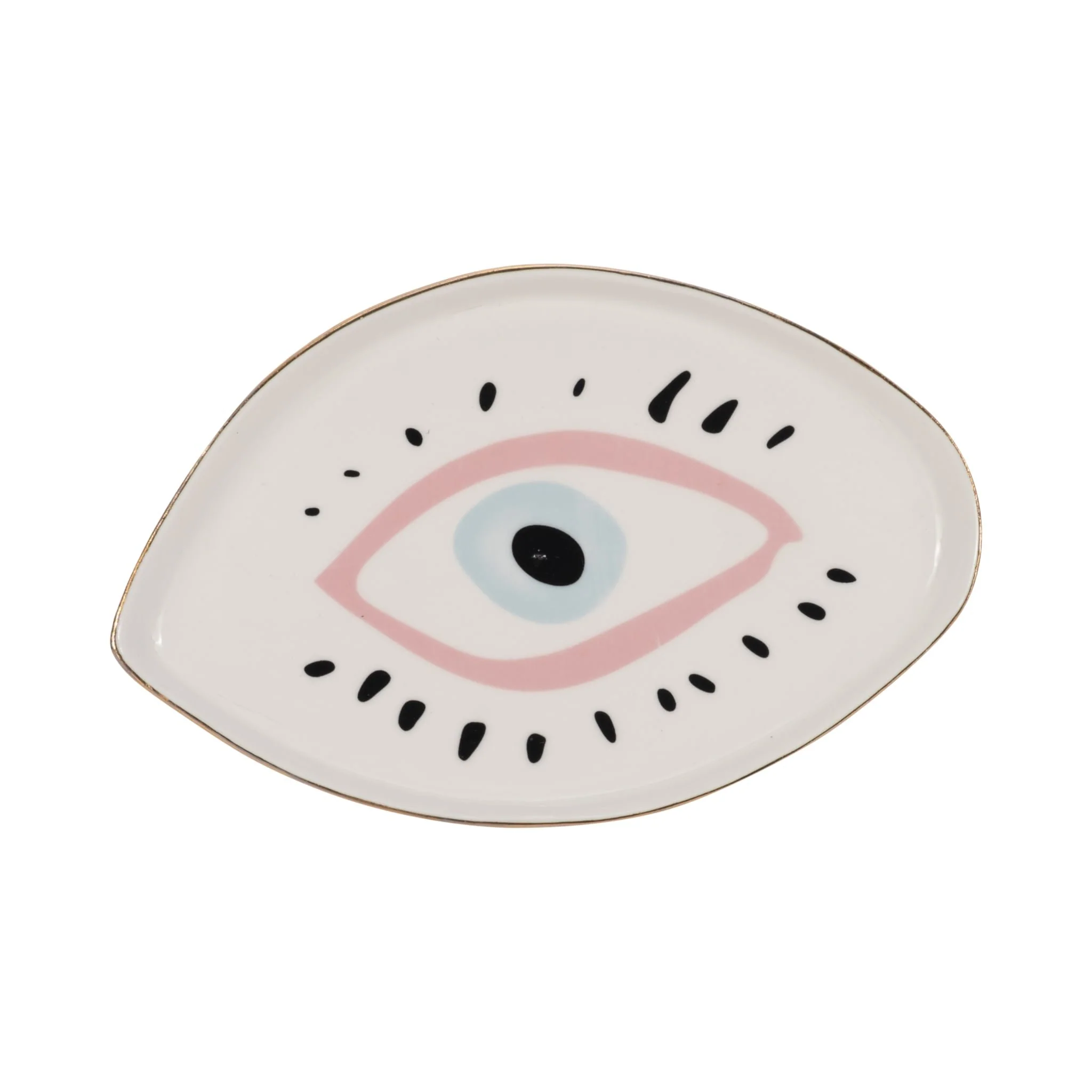 6" Eye Trinket Tray, Multi