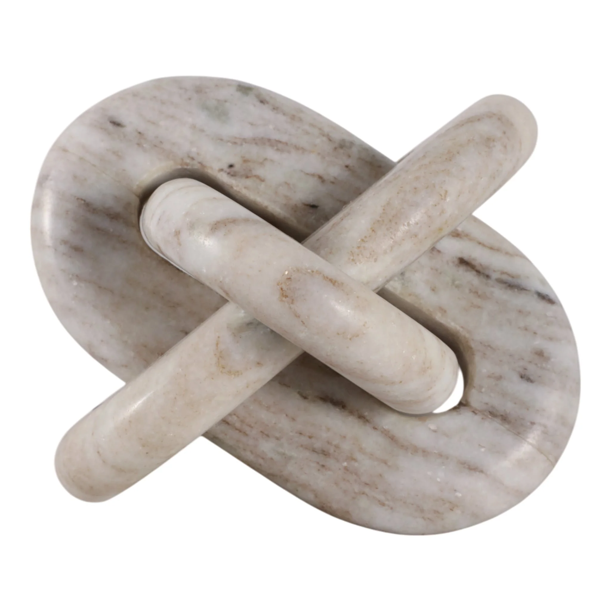 6" Marble Knot, Beige